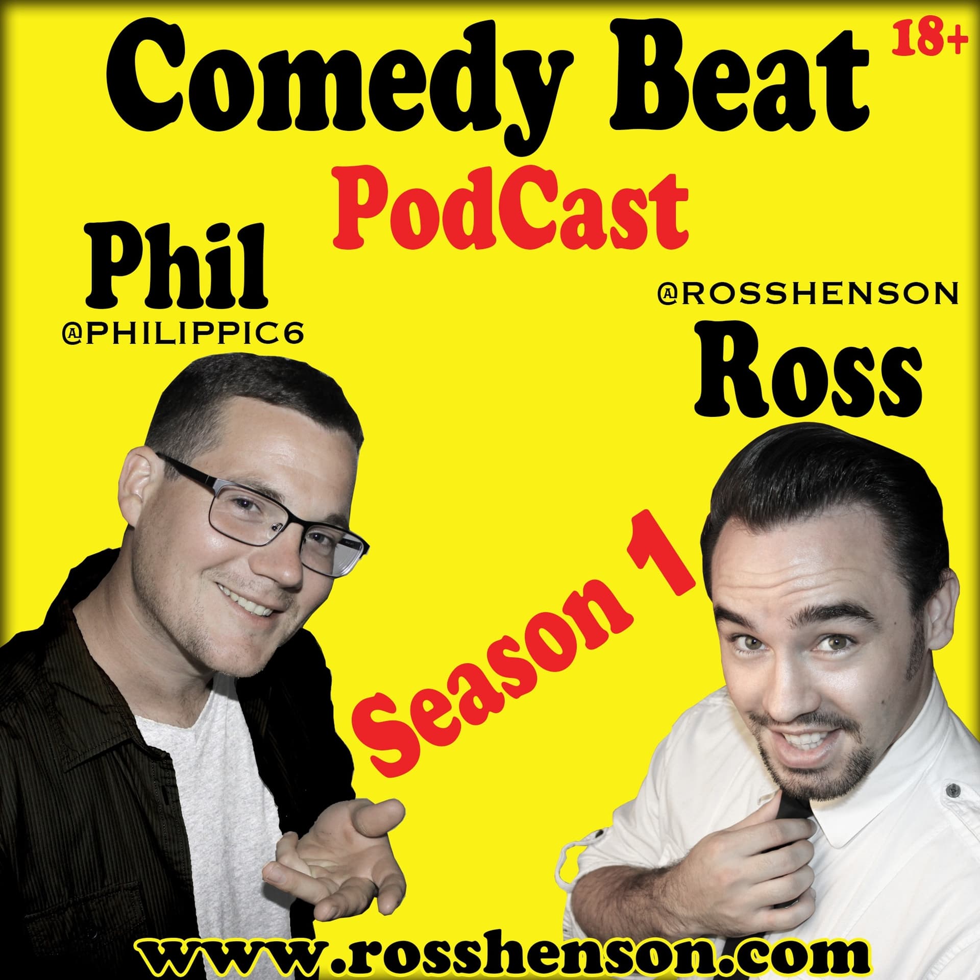 Comedy Beat PodCast Hosted By Phil Cotter And Ross Henson - Episode 1 0f 6 - Ross Henson cover