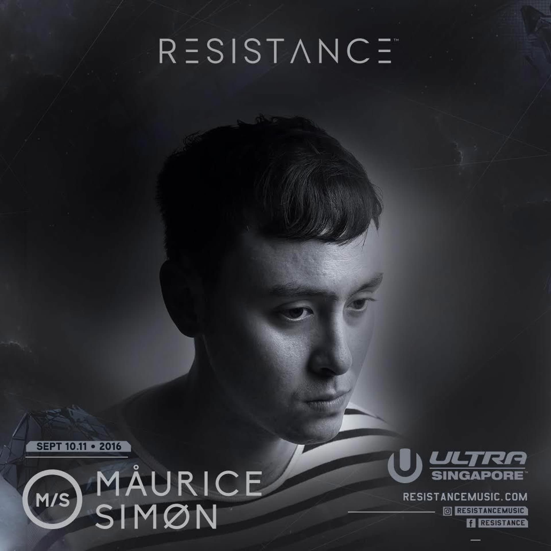 Live At Ultra Singapore 10.9.16 (Resistance) - Maurice Simon cover