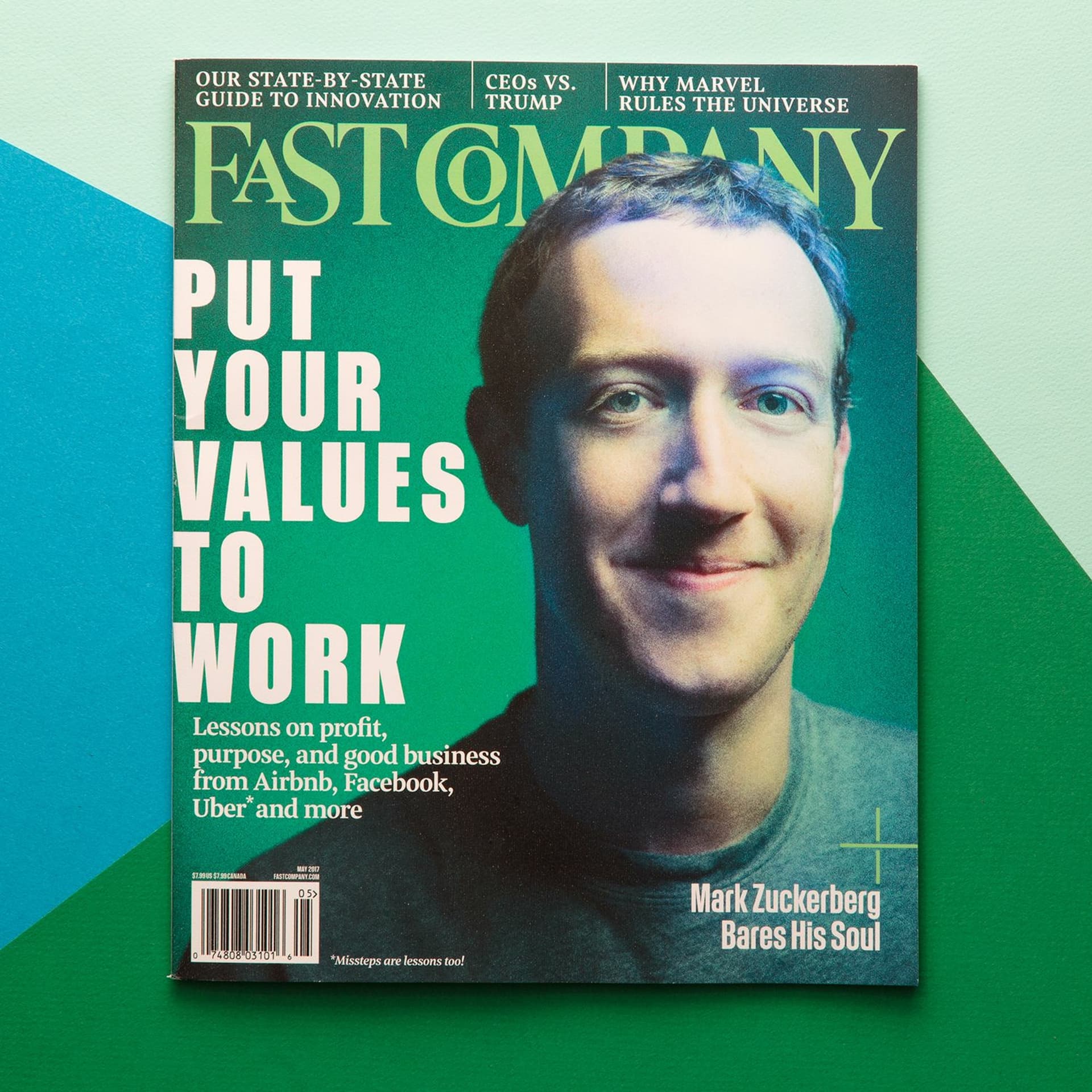 Long Story Short - Mark Zuckerberg - Fast Company cover