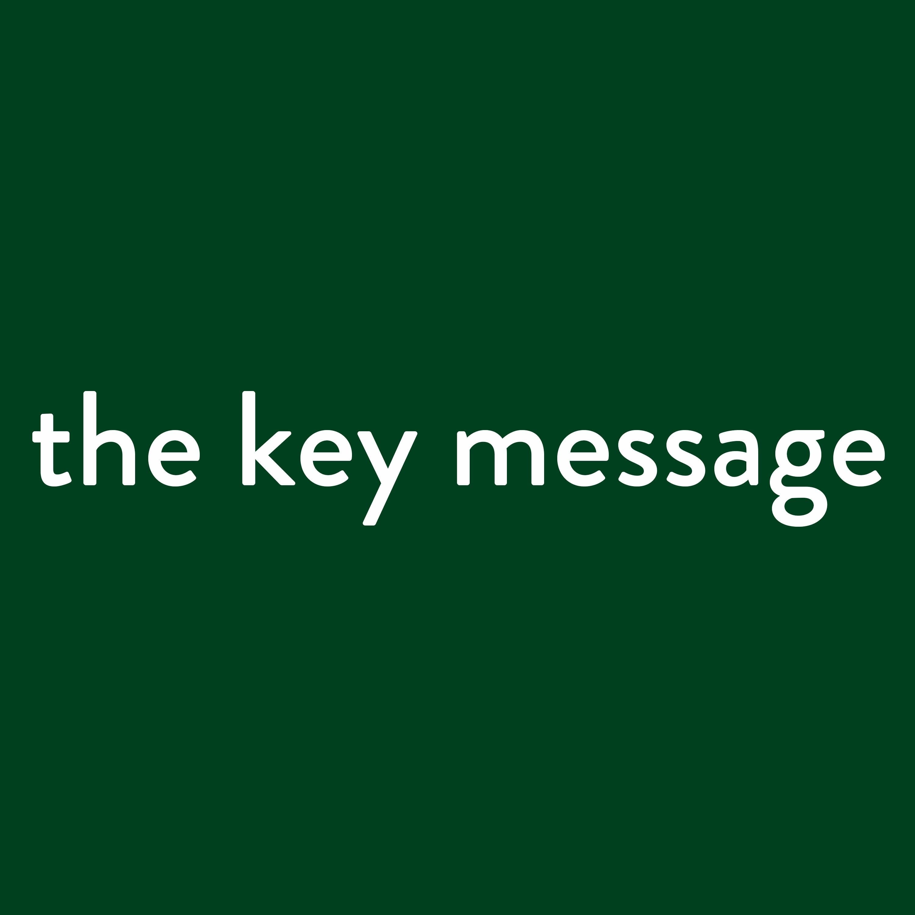 Welcome to The Key Message! - The Key Message cover