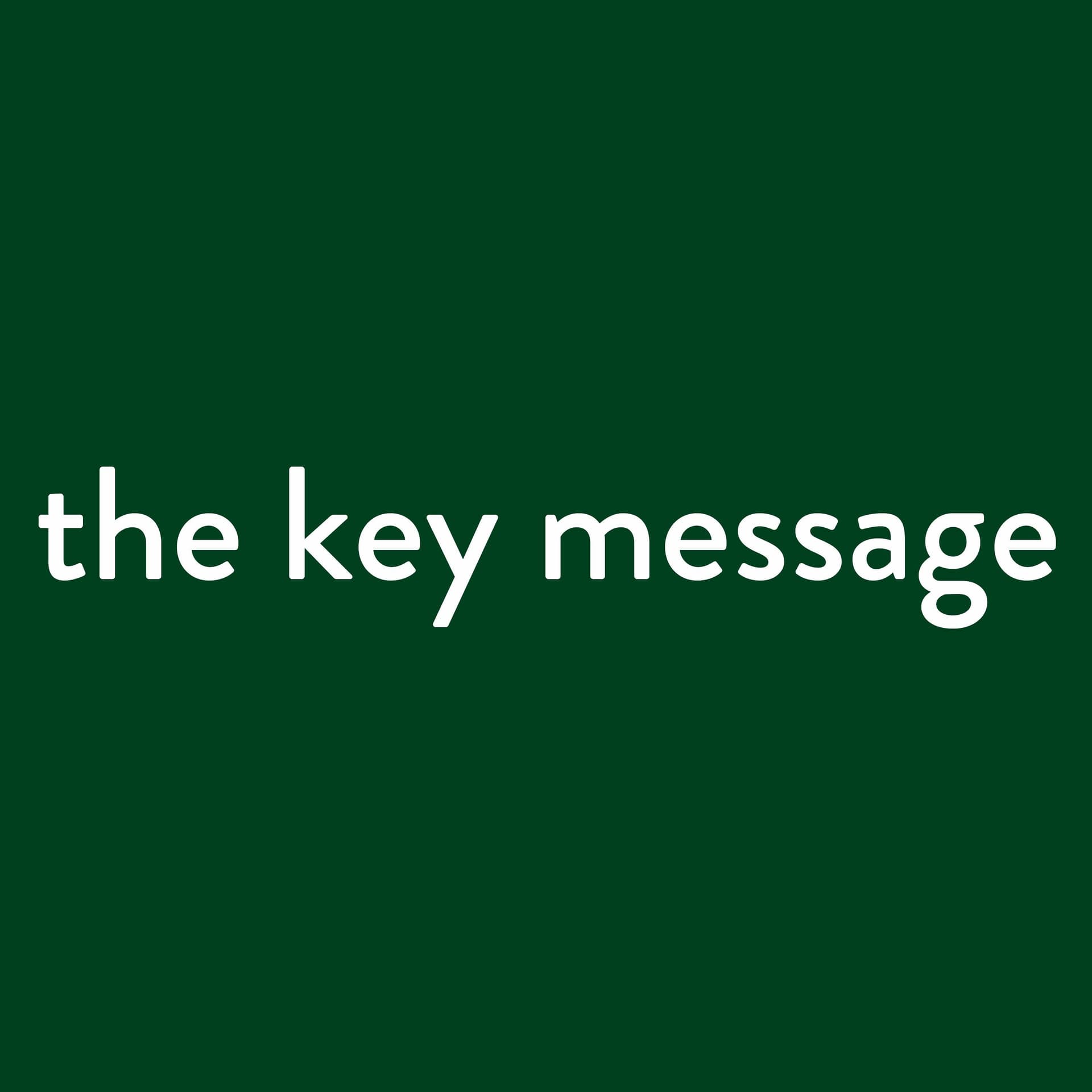 How do you stop yourself fidgeting when you talk? - The Key Message cover