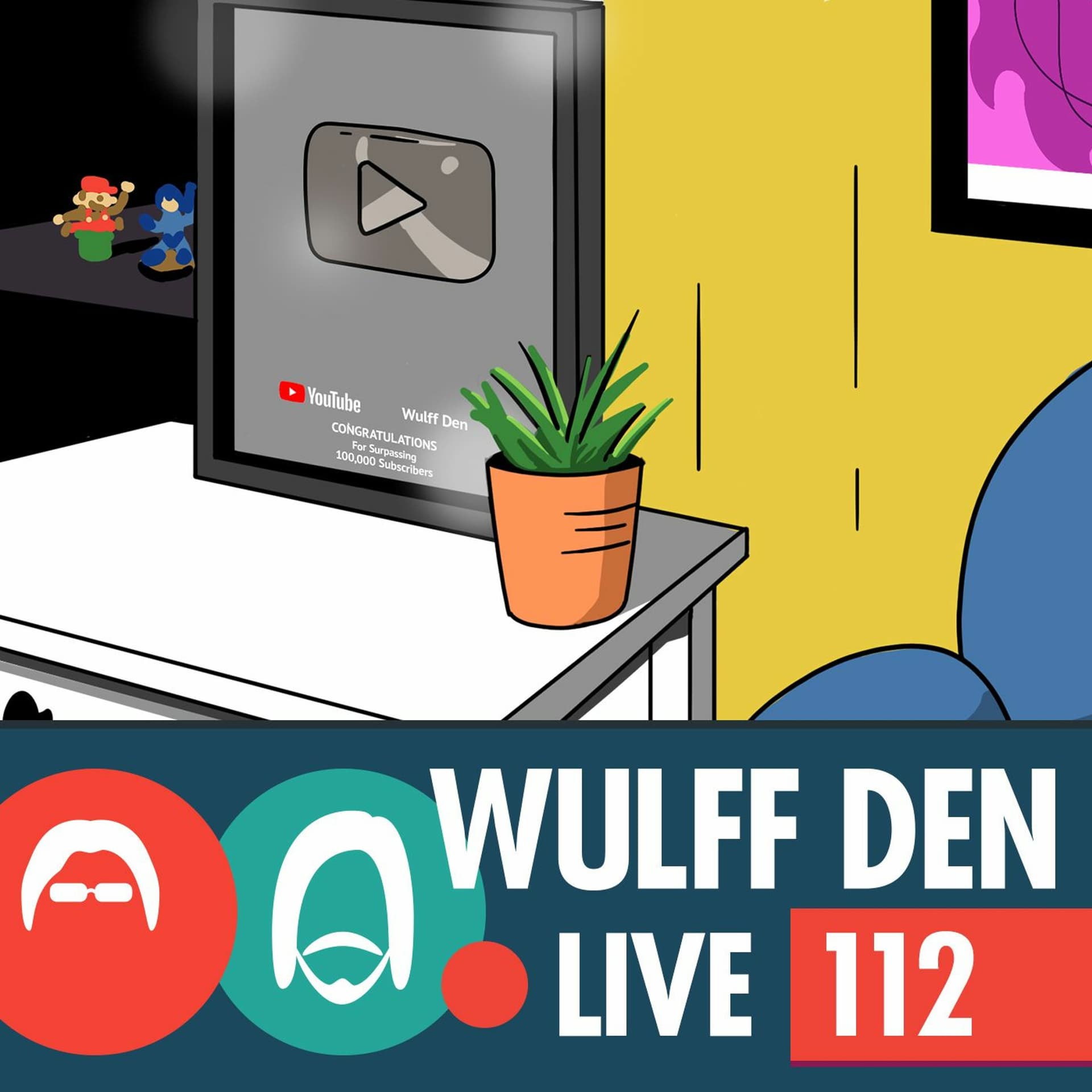 Unboxing our YouTube Silver Play Button - WDL Ep 112 - Wulff Den Live cover