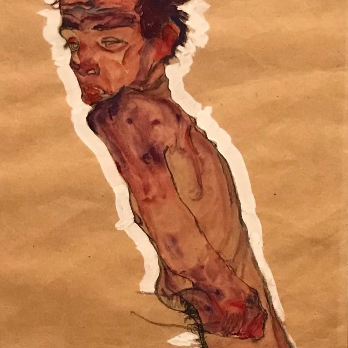 Ep. 29 - Egon Schiele's "Nude Self-Portrait" (1910) - The Lonely Palette cover