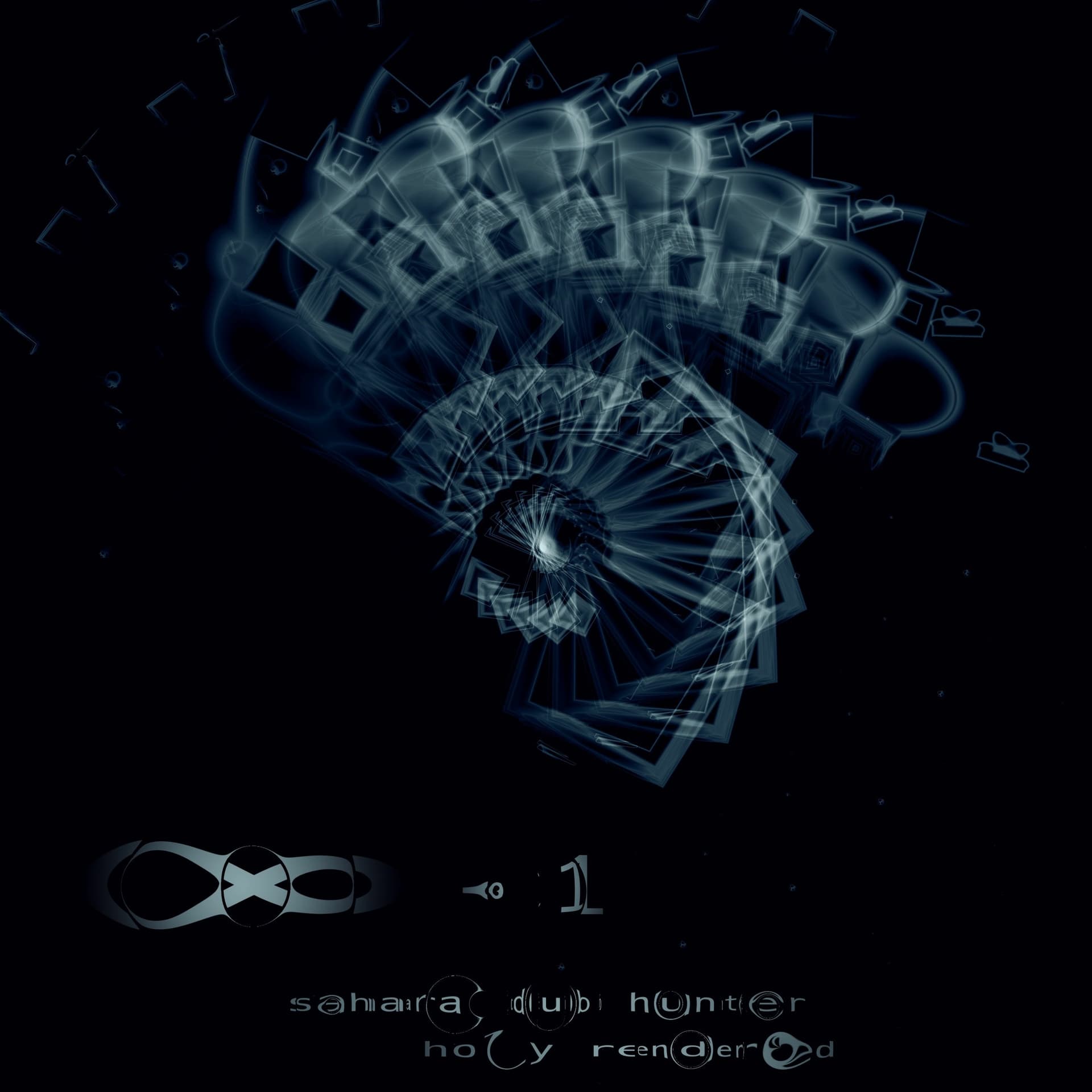 ∞-1 (sahara dub hunter "holy rendered") [anteprima / preview] - mauxuam cover