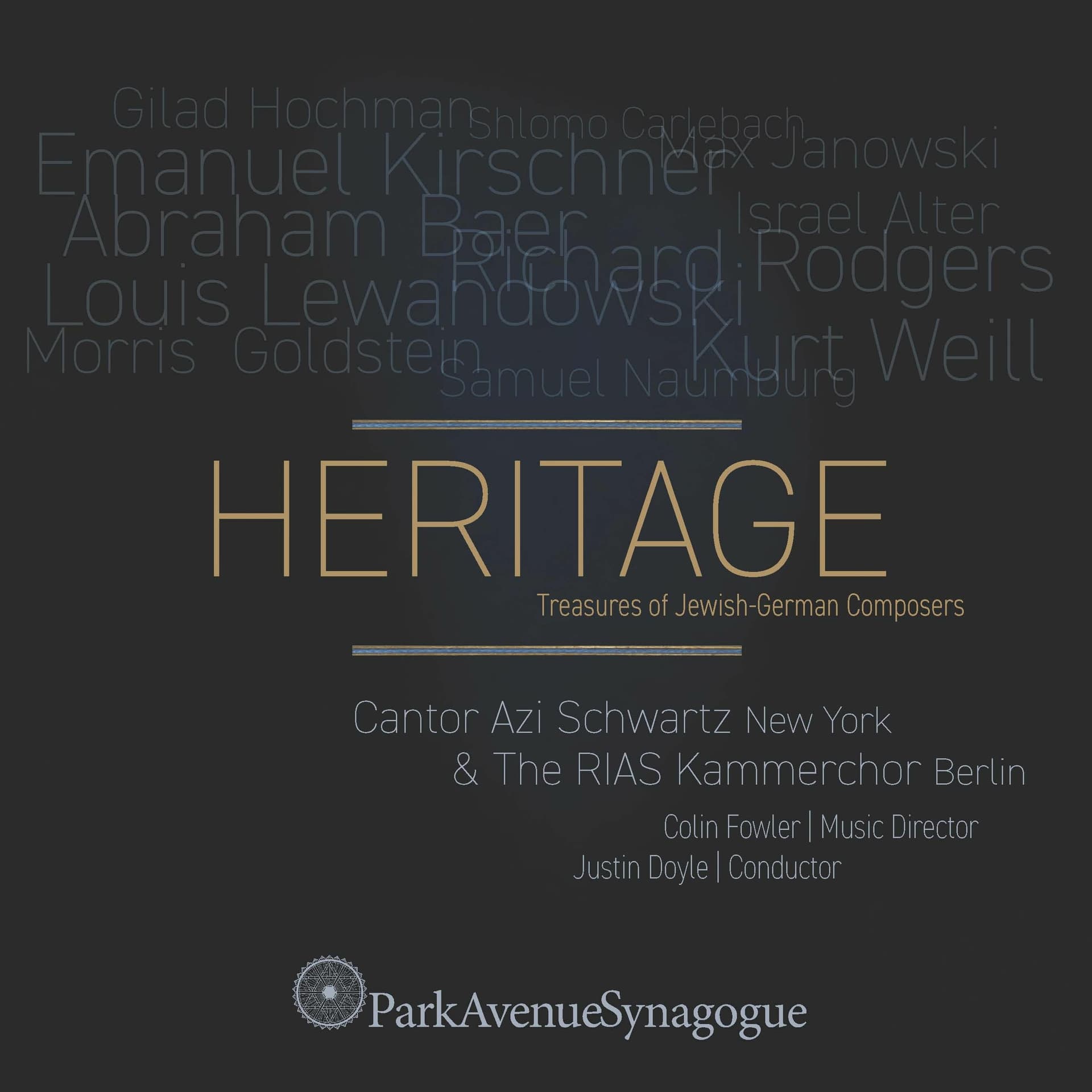 01 Sim Shalom (Max Janowski) - Cantor Azi Schwartz cover