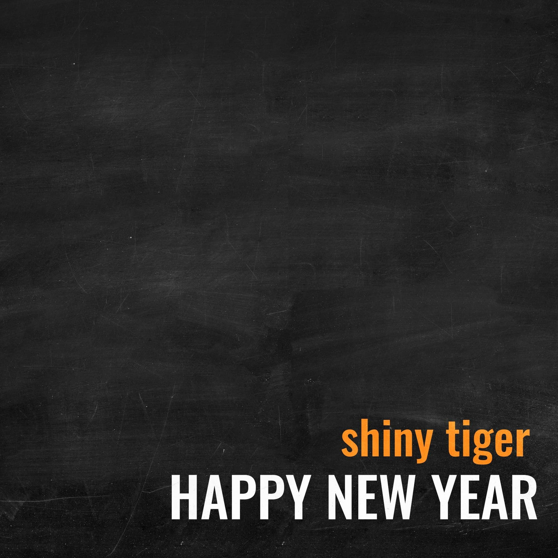 Happy New Year - Shiny Tiger cover