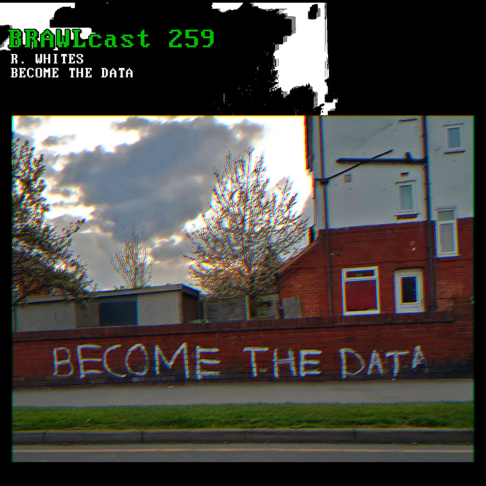 BRAWLcast 259 R. Whites - Become The Data - salience - DIGI/SPASM cover