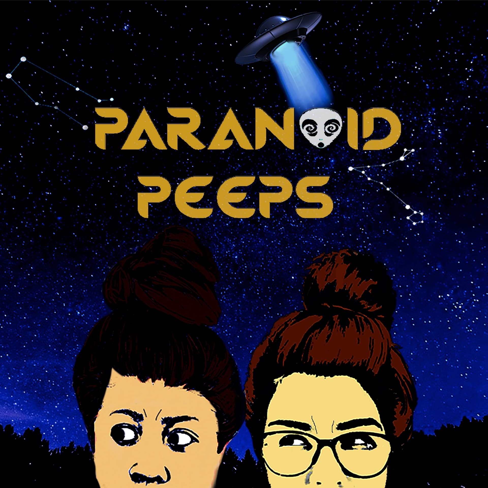 The Giza Pyramids keep us up at night - Paranoid Peeps cover