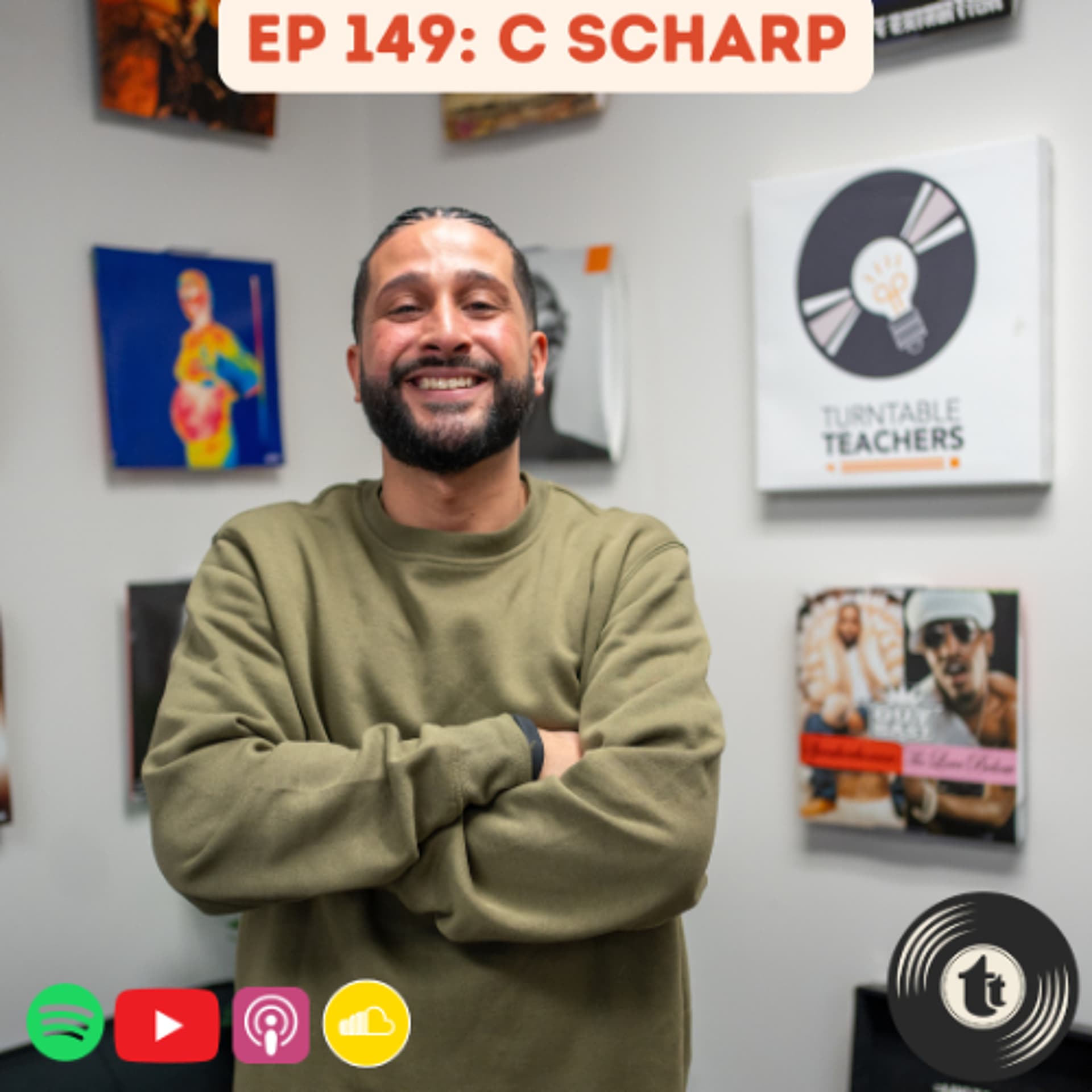 Guest Speaker Ep. 149: C Scharp - Turntable Teachers cover