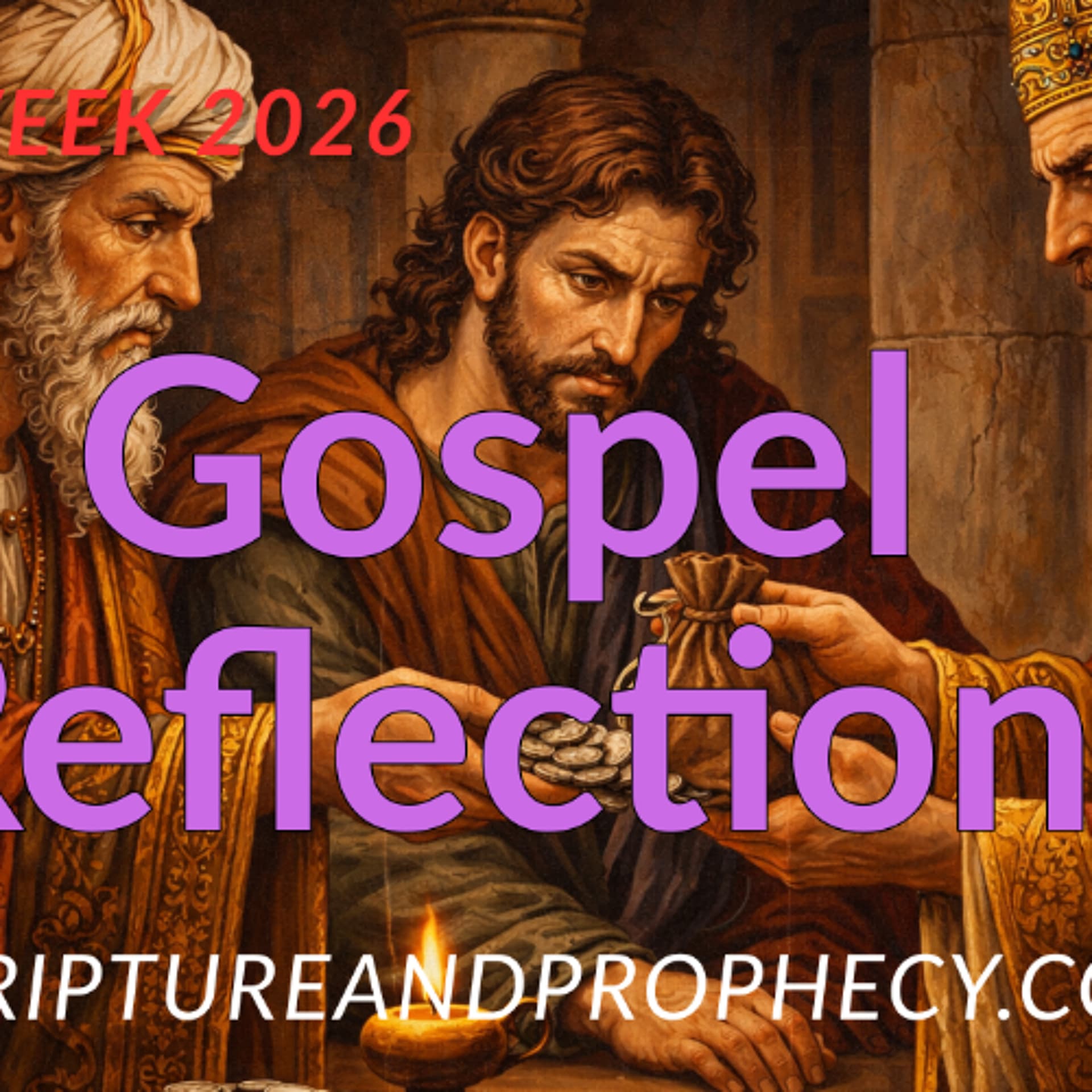 The Treachery of Judas Foretold - Wednesday of Holy Week 2026 — Scripture & Prophecy - Weekly Bible Studies cover