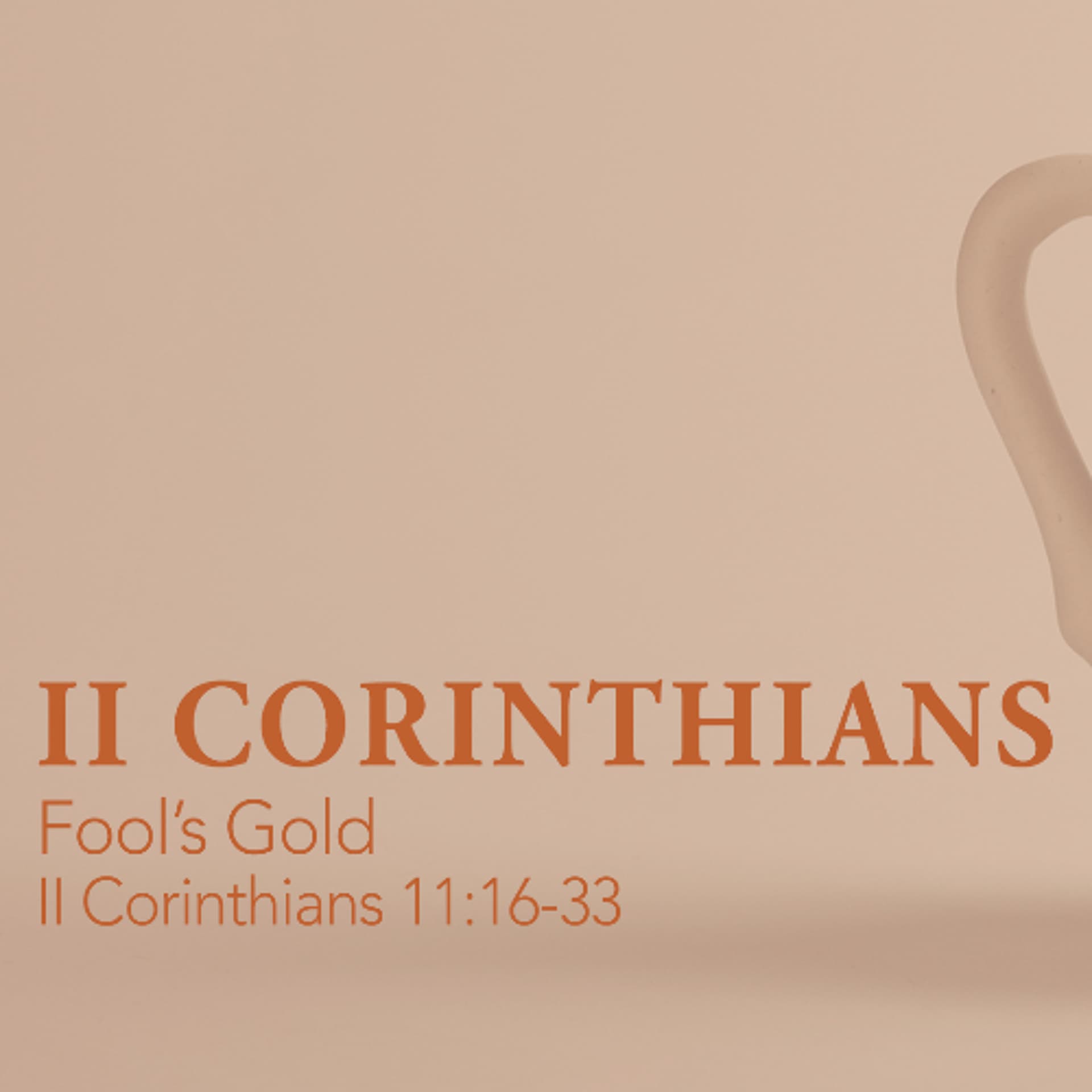 Fool's Gold - West Park Baptist Church - Sermons cover