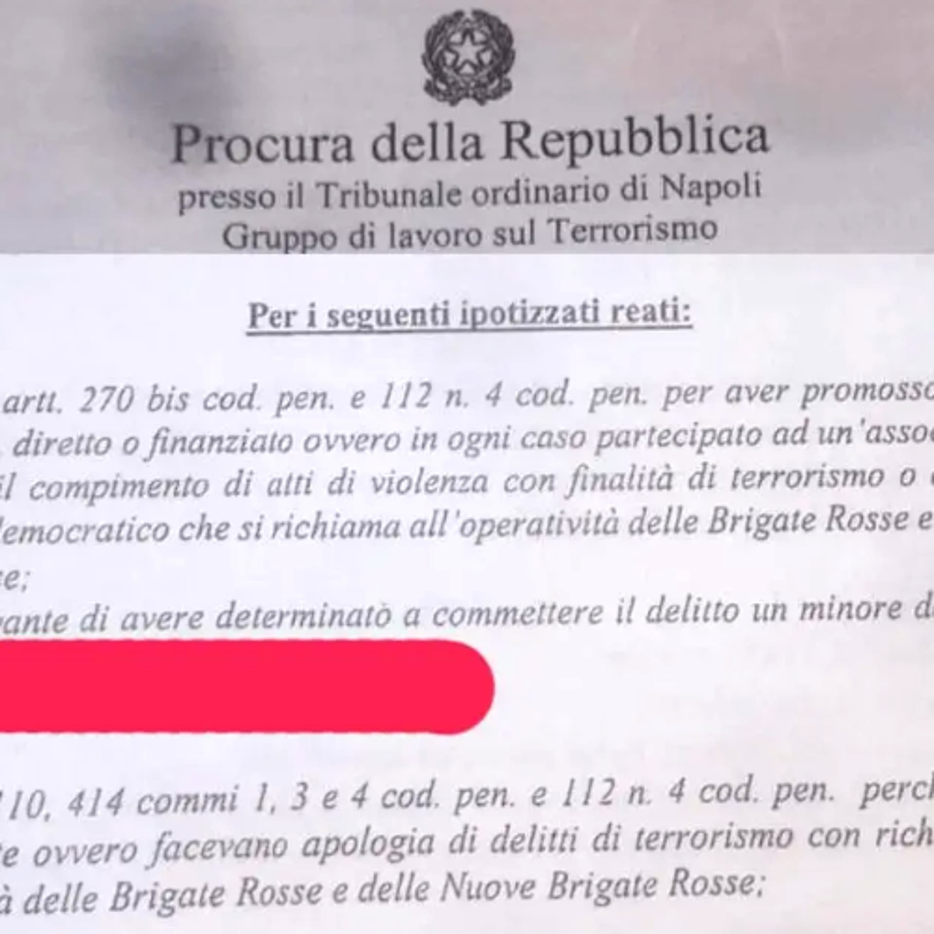 Solidarity with Italian communists targeted by political policing — Proletarian Radio cover