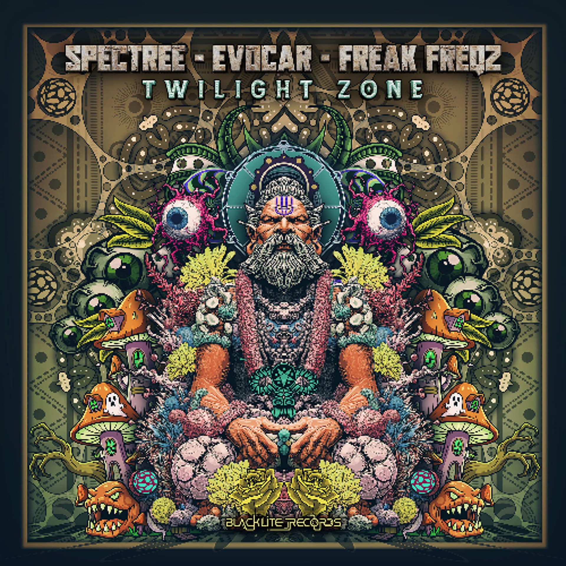 Spectree, Evocar & Freak Freqz - Hocus Pocus (Original Mix) - BlackLite Records cover