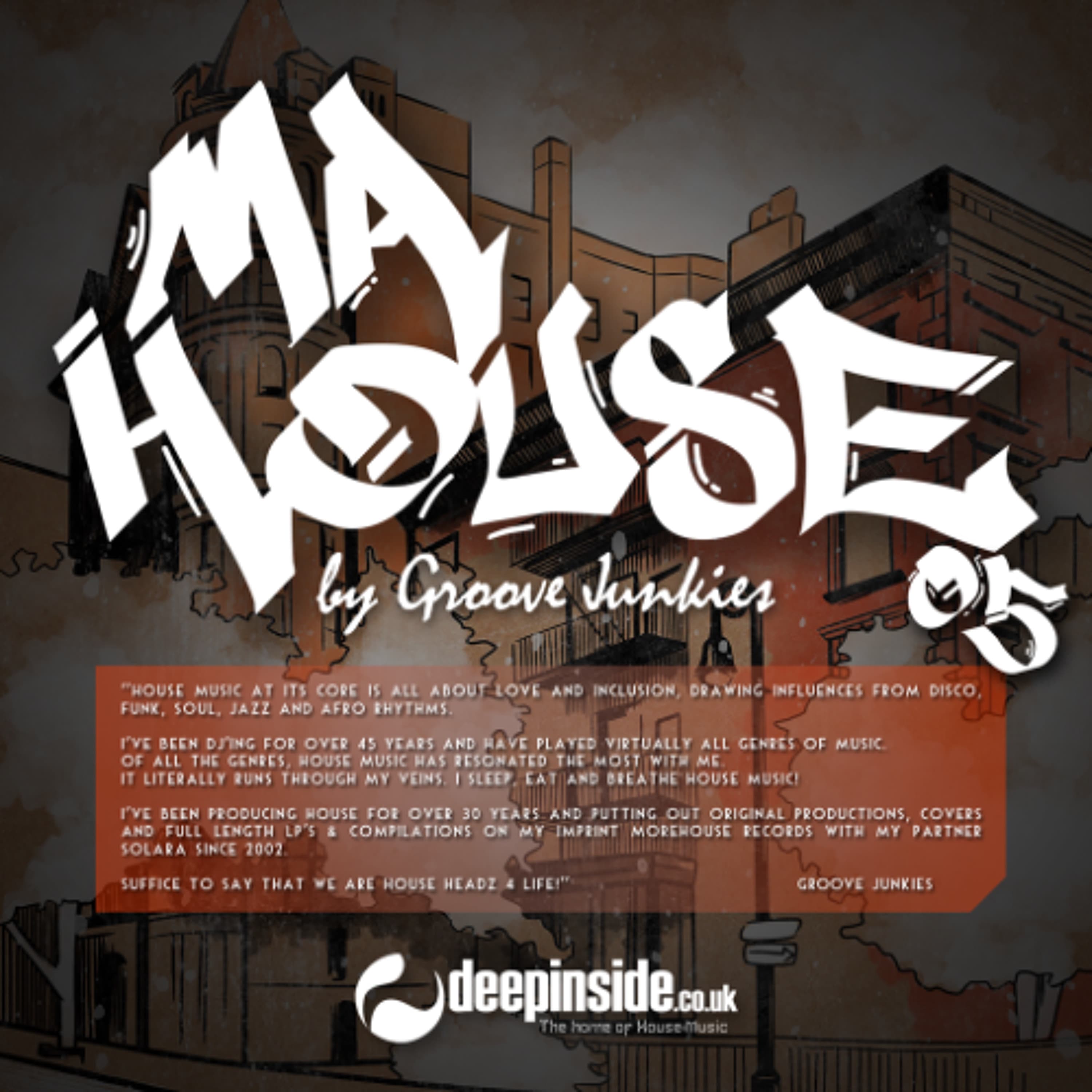 DEEPINSIDE pres. MA HOUSE 05 by GROOVE JUNKIES - DEEPINSIDE Official cover