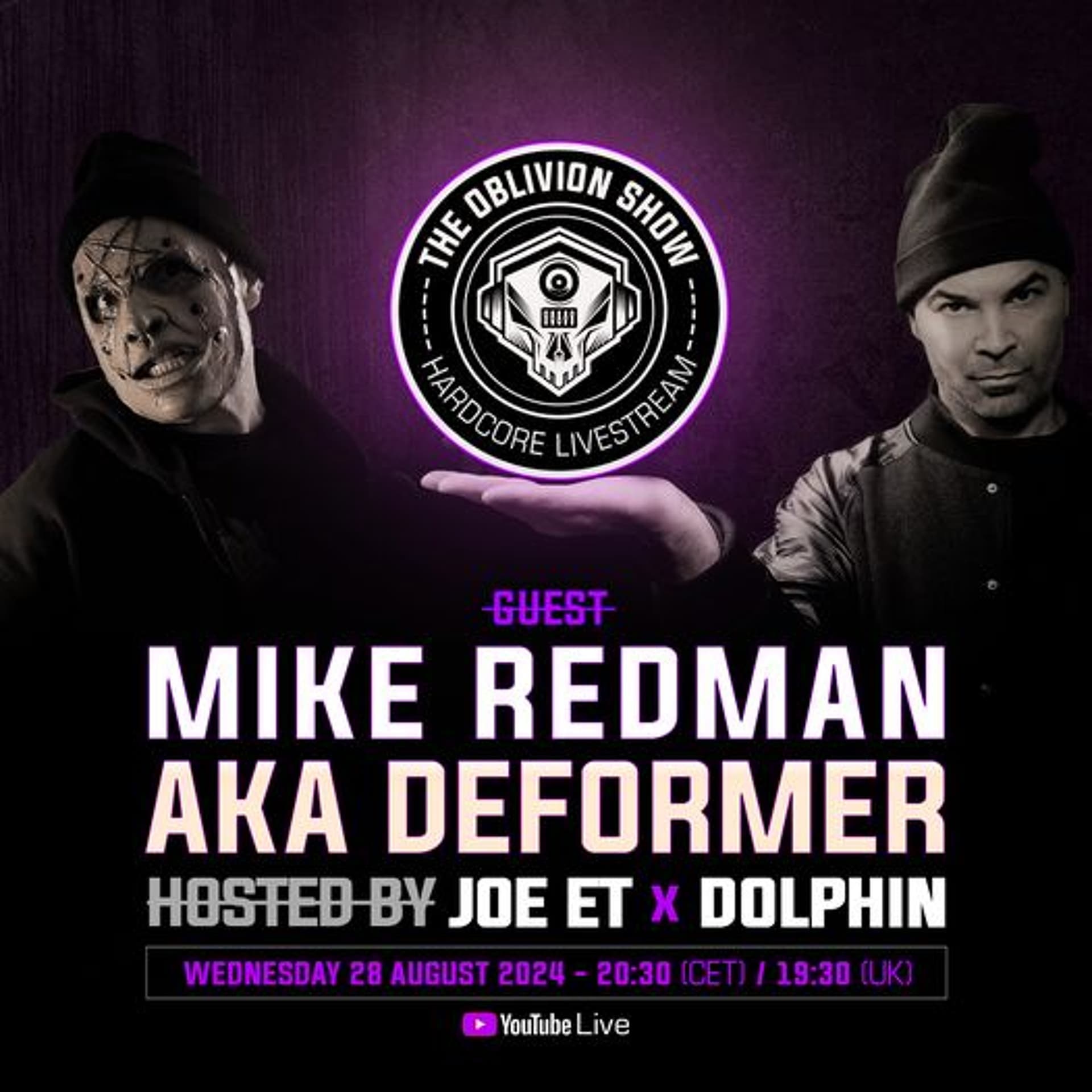 THE OBLIVION SHOW EP042 - MIKE REDMAN aka DEFORMER, DOLPHIN & JOE ET - The Oblivion Show cover