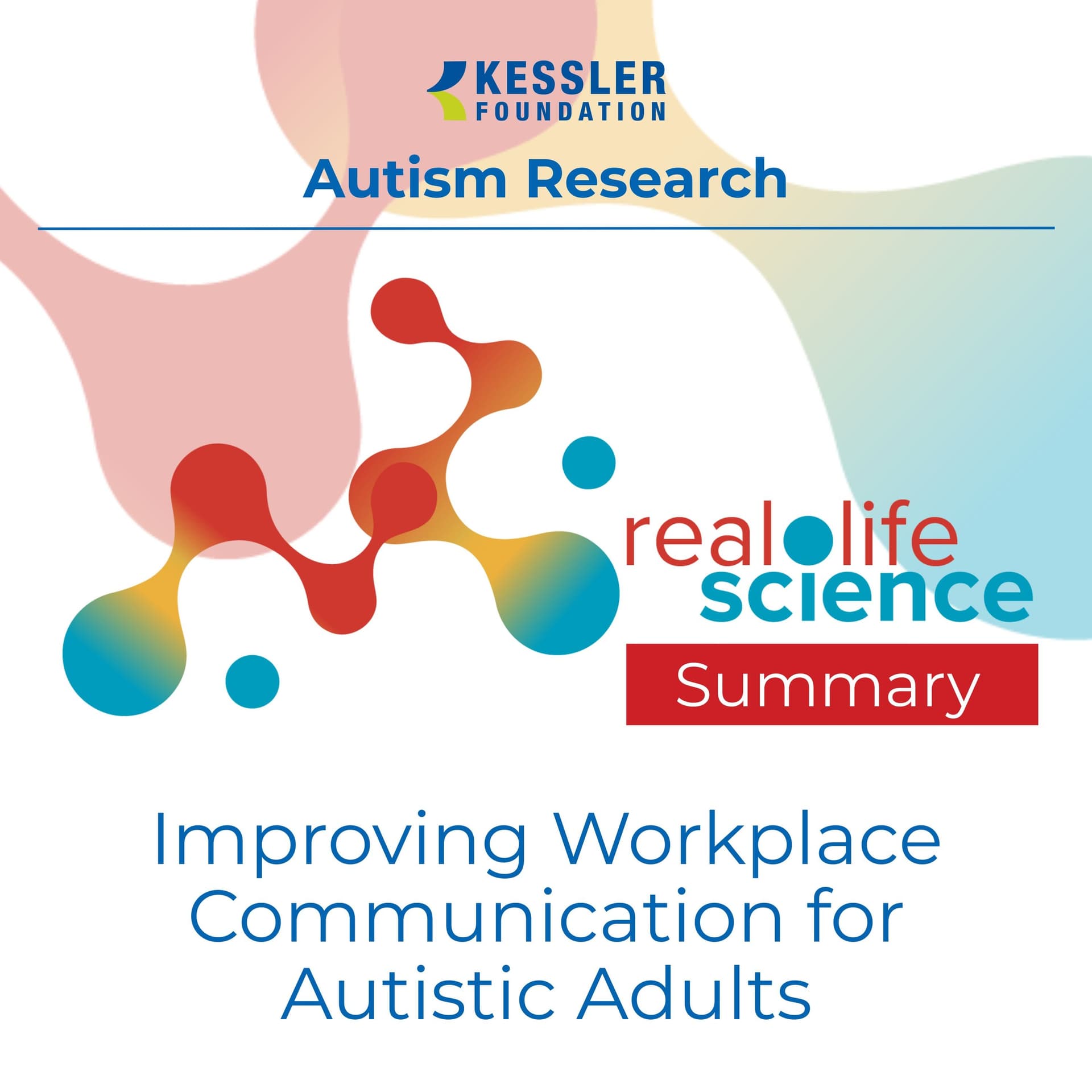 Improving Workplace Communication for Autistic Adults - Kessler Foundation Podcasts cover