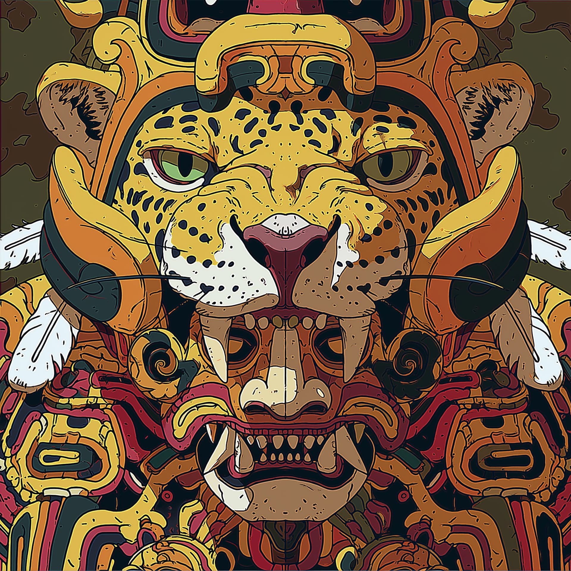Premiere: Dj Rolando — Knights of the Jaguar (Amygdala May Ritual) [AMY003] - HATE Podcasts cover
