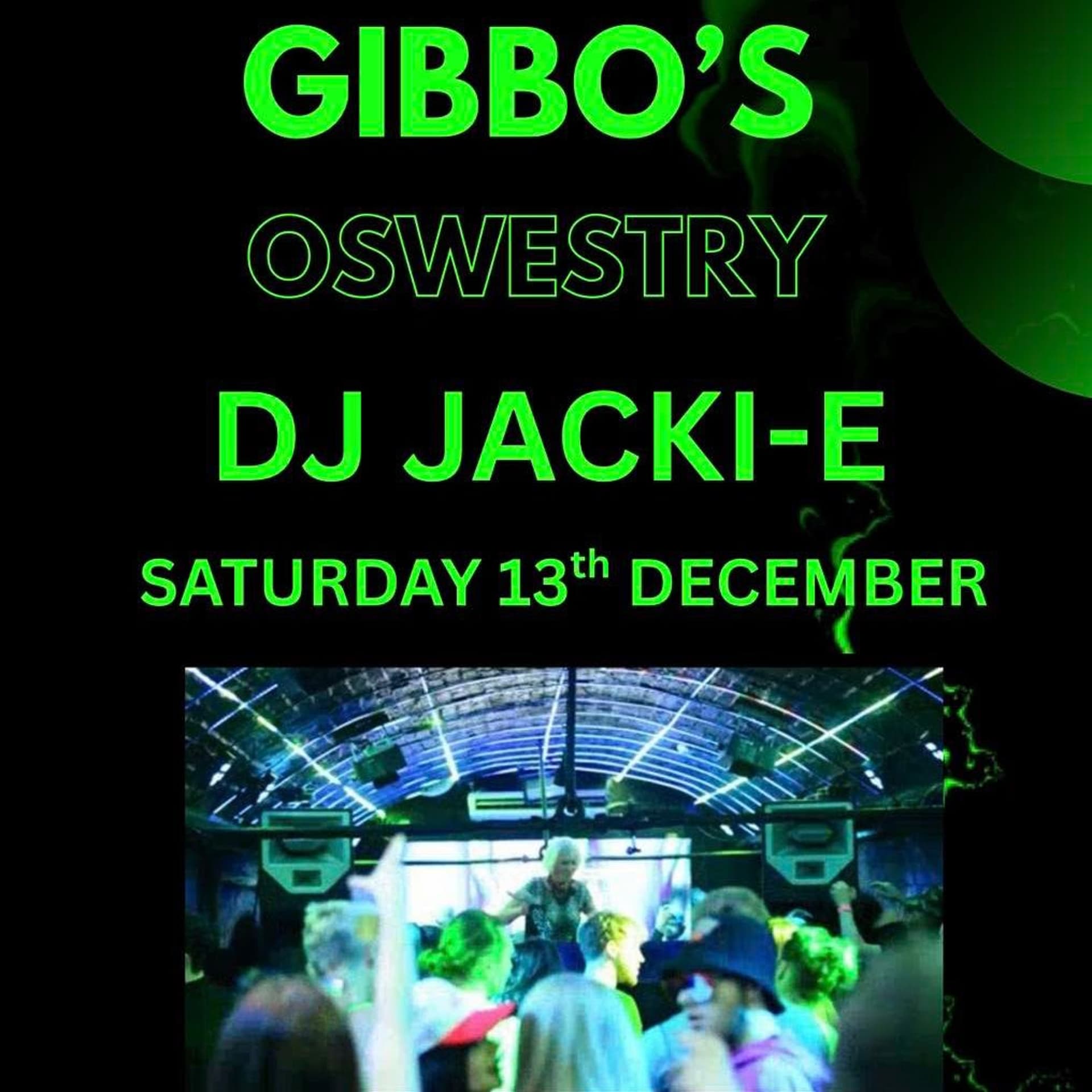 DJ Set at Gibbo's Oswestry 13-12-2025 - Jacki-E and Draw The Line Radio Show cover