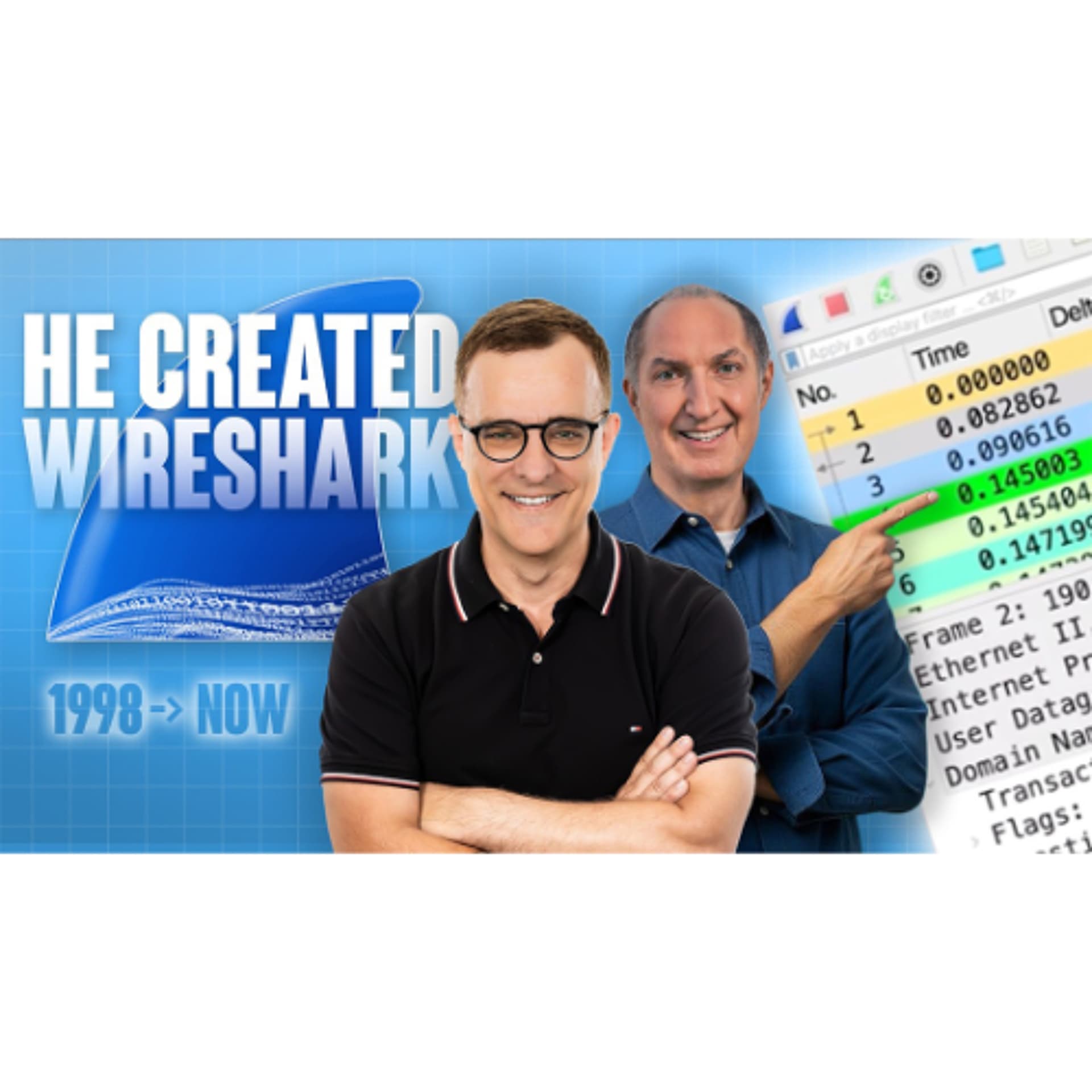 #503: He CREATED Wireshark - And It Changed Cybersecurity FOREVER - David Bombal cover