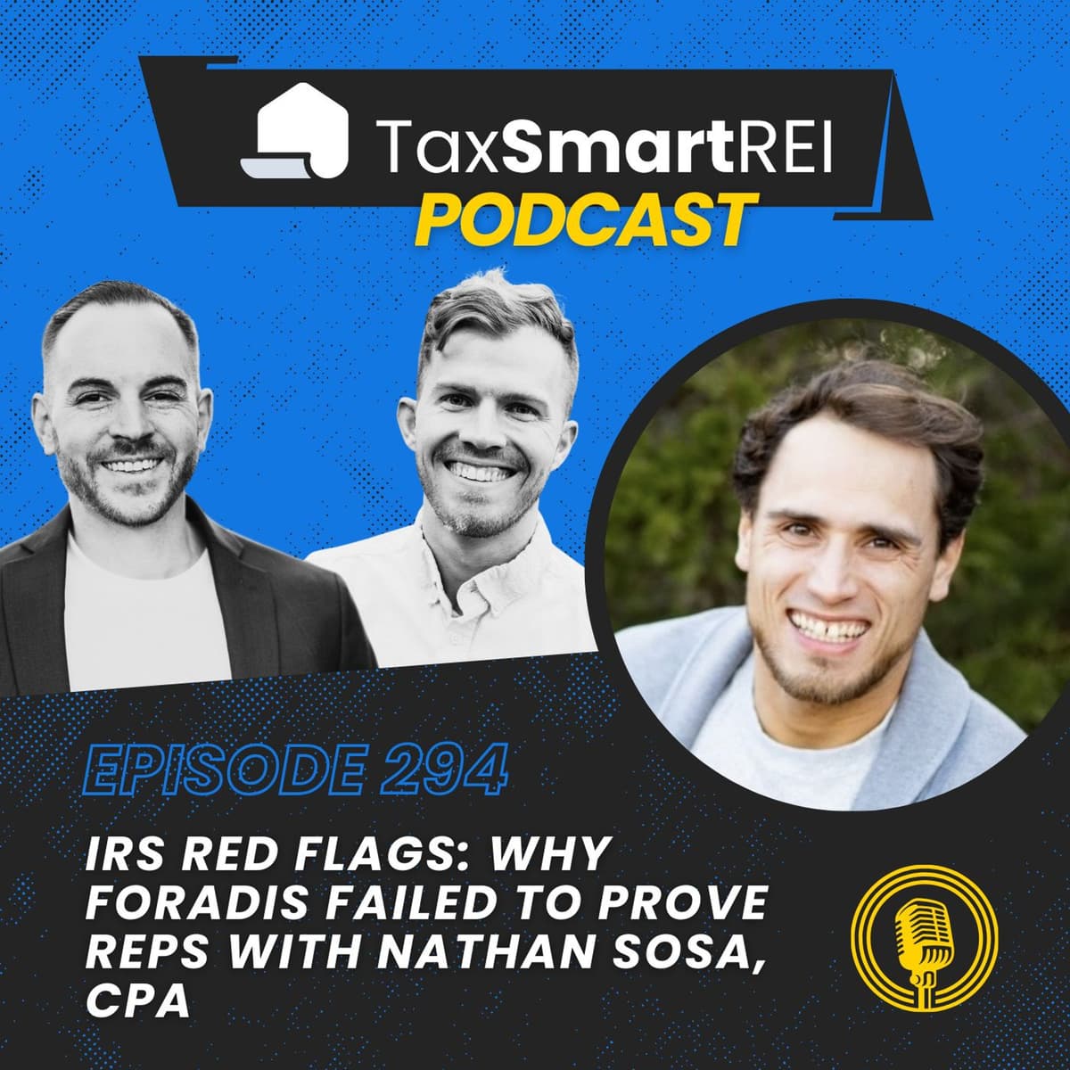 294. IRS Red Flags: Why Foradis Failed to Prove REPS with Nathan Sosa, CPA - Tax Smart Real Estate Investors Podcast cover