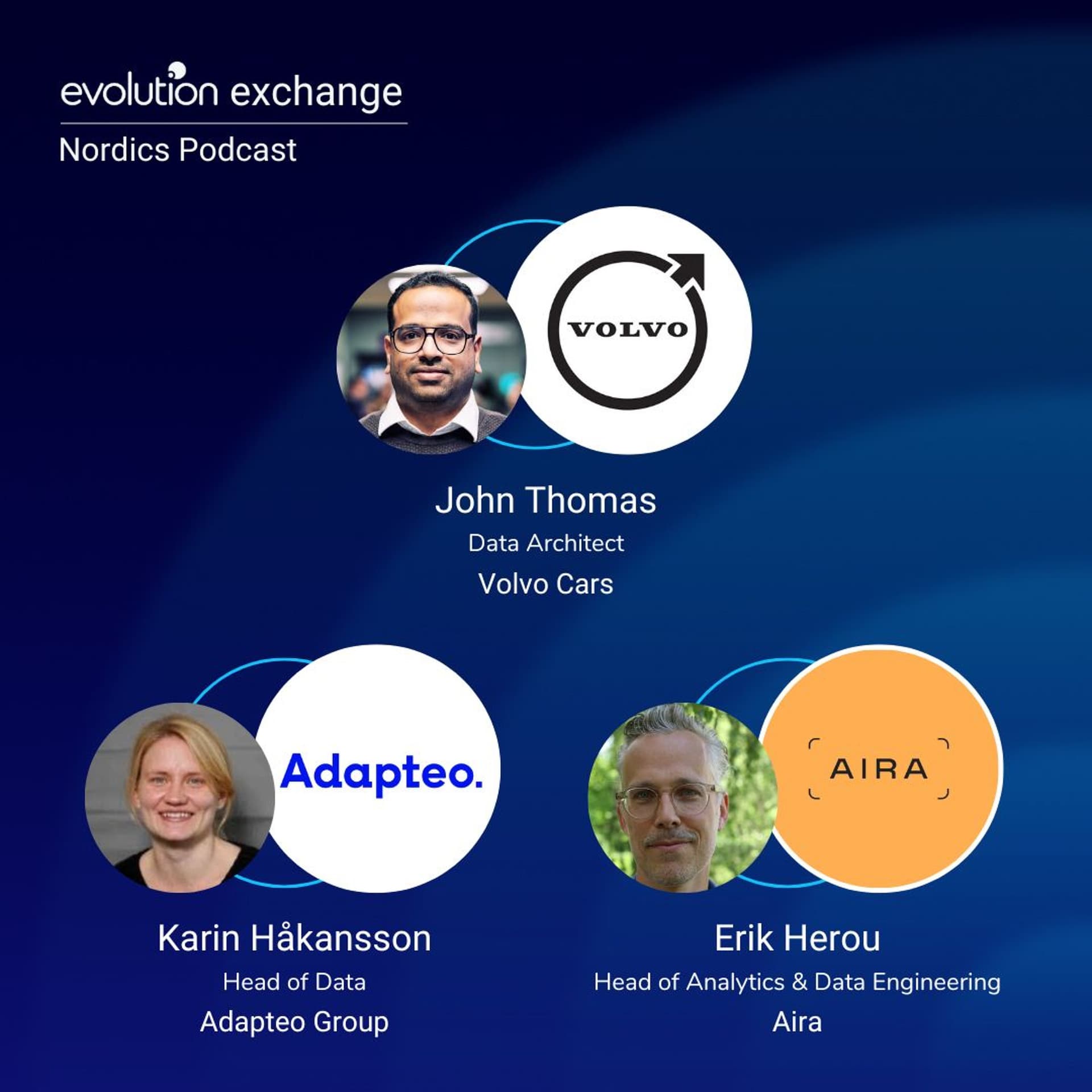 Evo Nordics #540 - Data Mesh Discussion [Live At Volvo Cars Stockholm] - Evolution Exchange Nordics Podcast cover