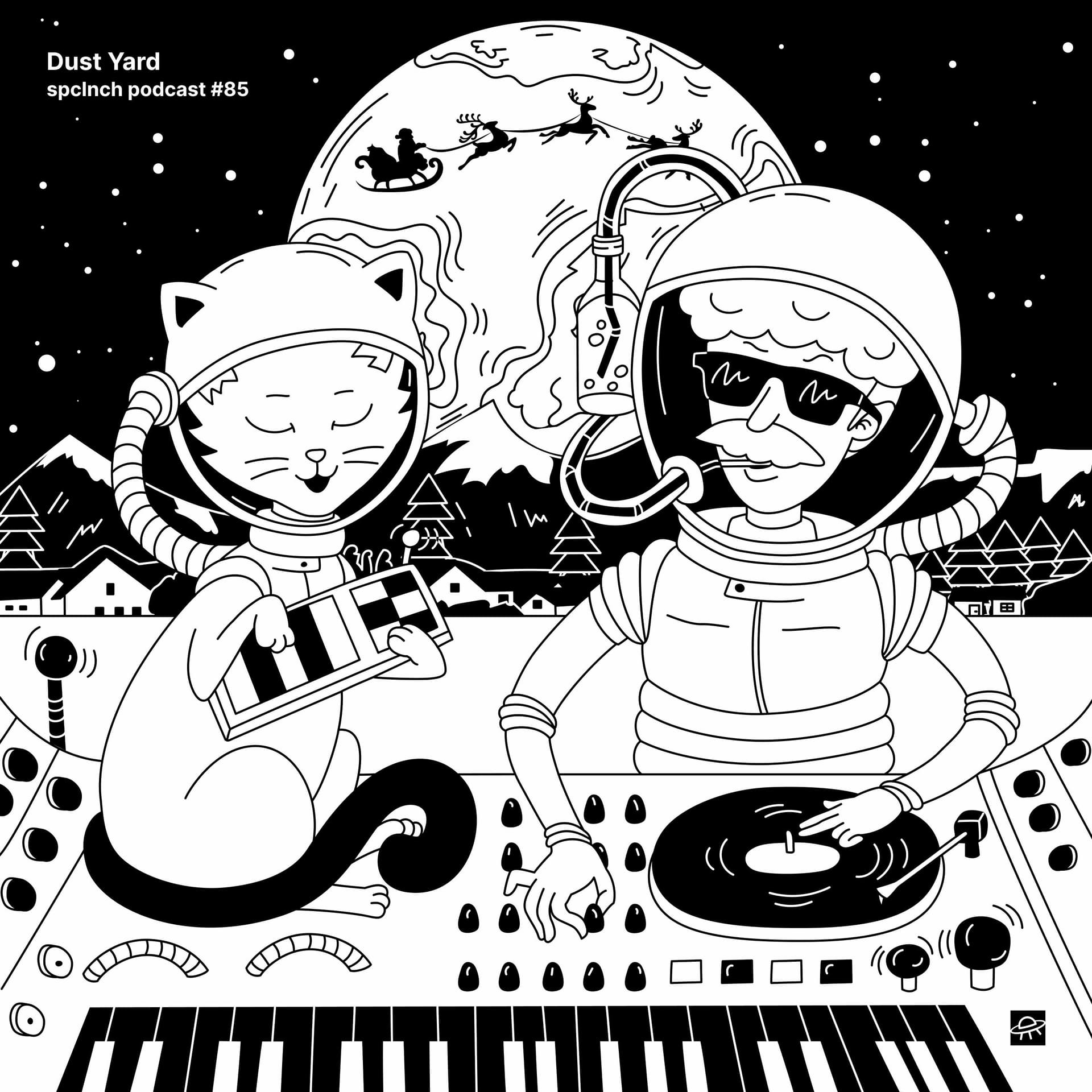 spclnch podcast #85 / Dust Yard - spclnch cover