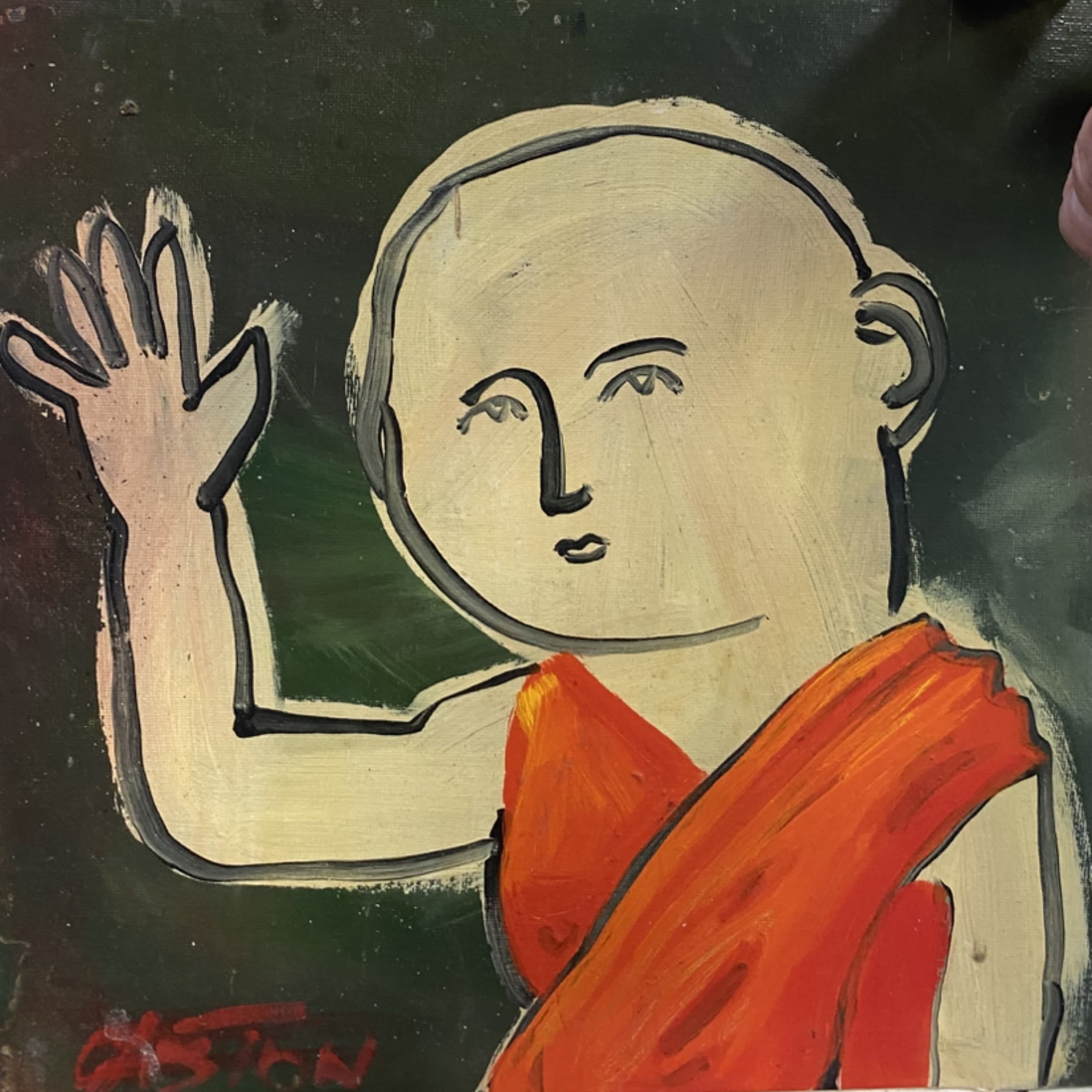 Waving Buddha. - >GASTON< cover