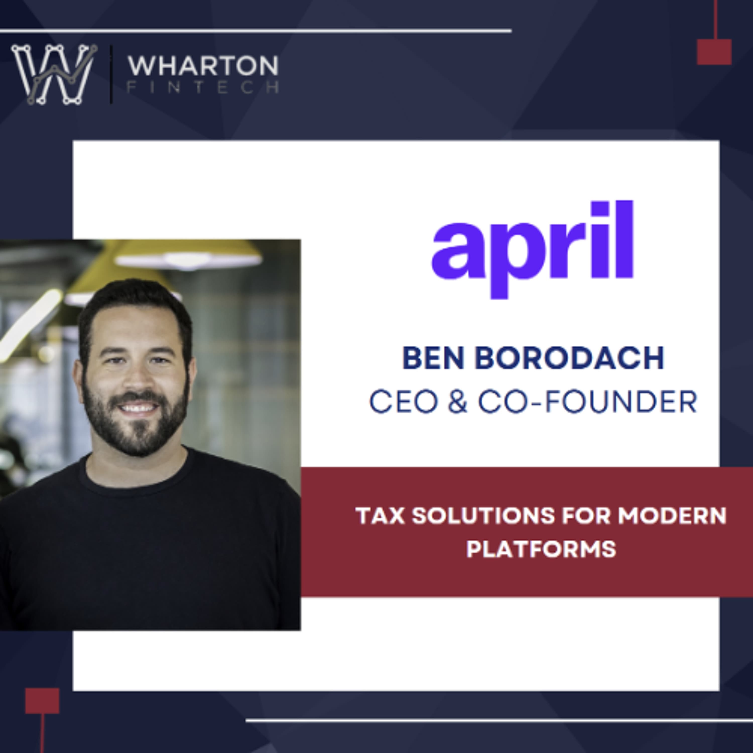 Tax Solutions for Modern Platforms - Wharton FinTech Podcast cover