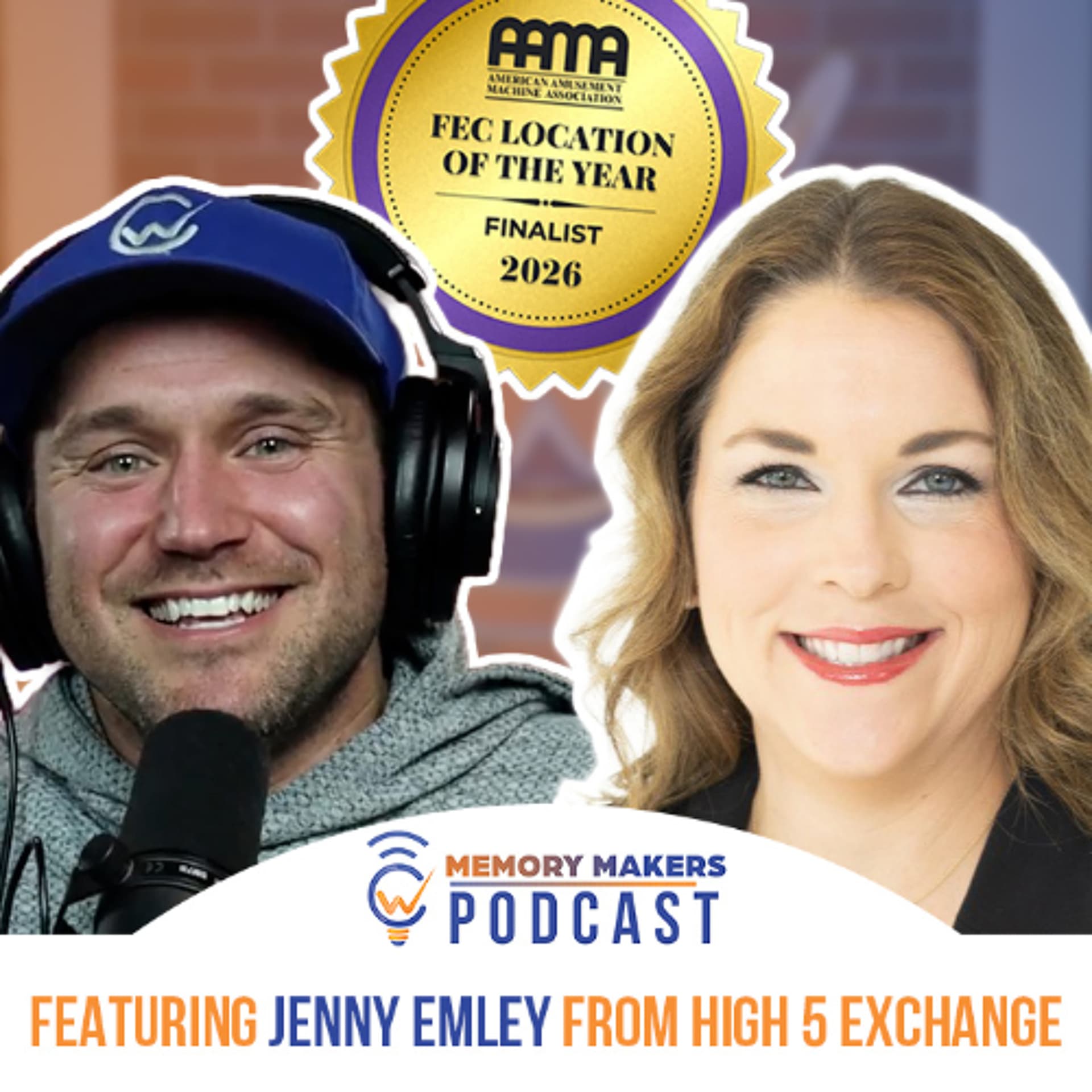 Ep. 126 - Cultivating "Second Mile Service" at High 5 Exchange, AAMA FEC of the Year Finalist, with Jenny Emley - Memory Makers Podcast cover