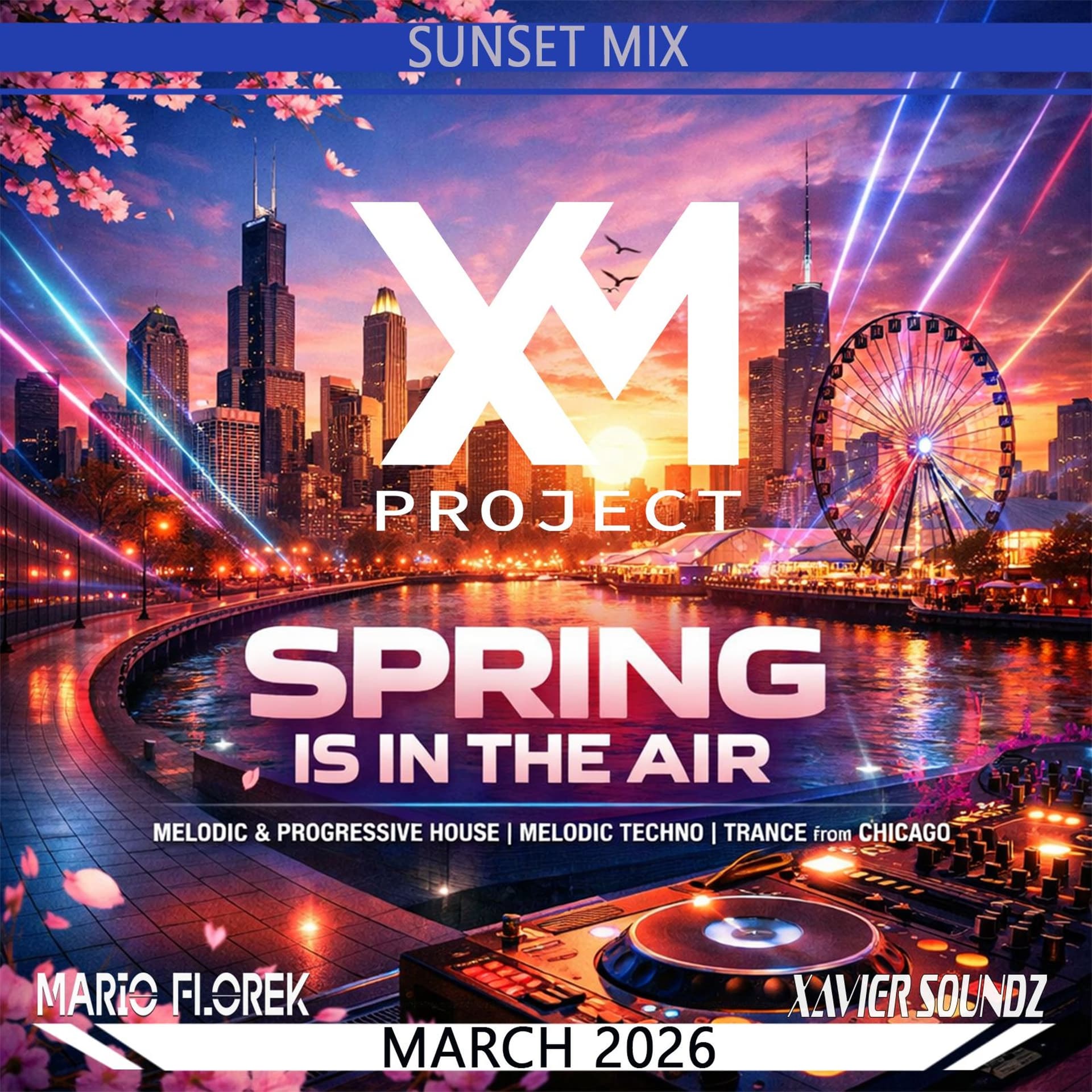 XM Project "Spring is in the air" (Sunset Mix) - Mario Florek (S.A.M.A. & XM Project) cover
