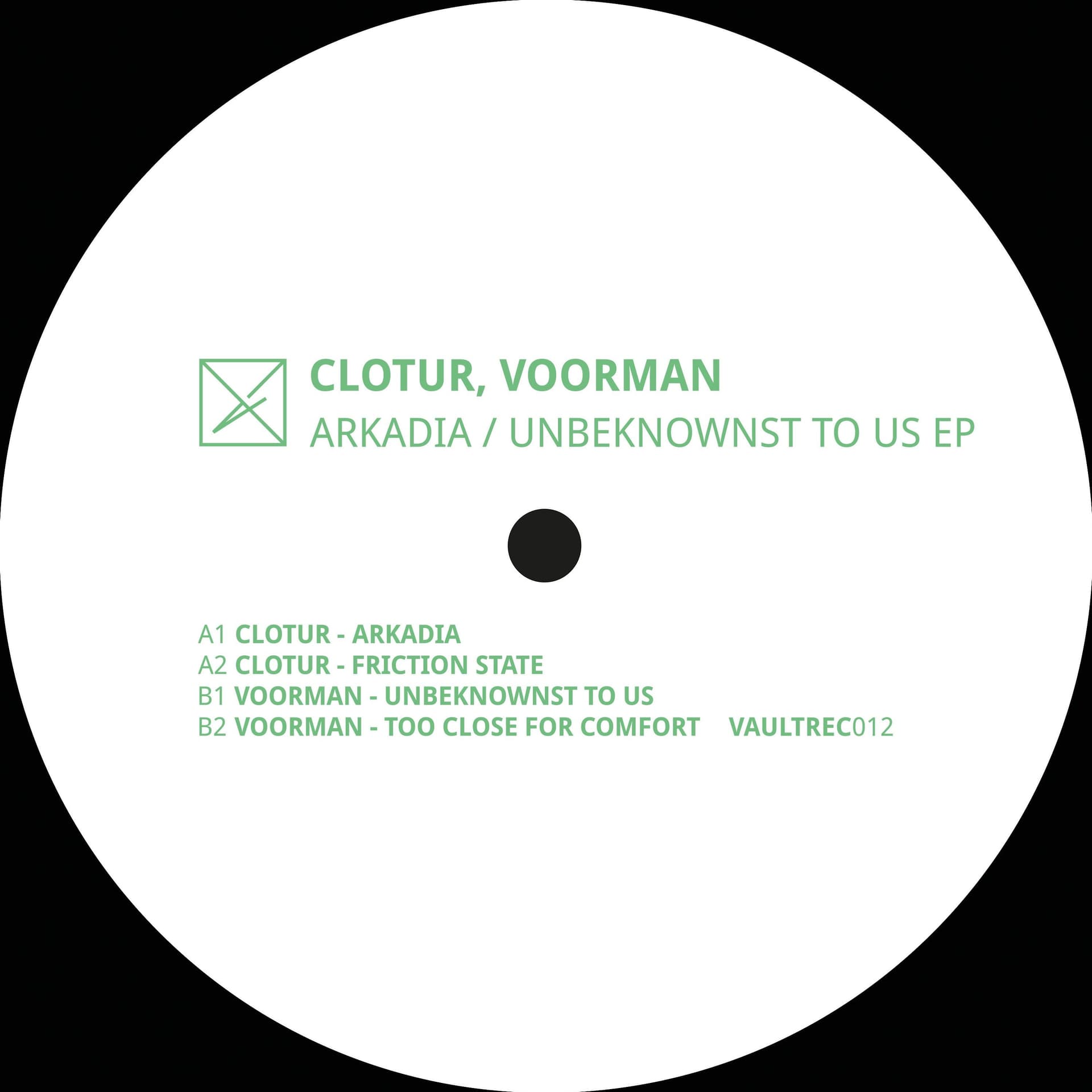 Premiere: Clotur — Friction State [VAULTREC012] - HATE Podcasts cover