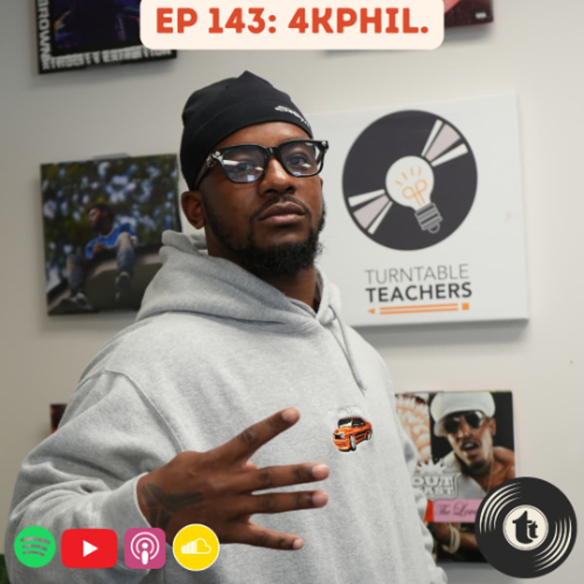Guest Speaker Ep. 143: 4KPHIL. - Turntable Teachers cover