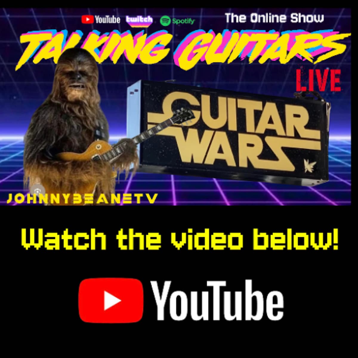 Guitar Shop Meets Star Wars Museum! Inside Guitar Wars 🎸⚡ | Talking Guitars Tour - The Johnny Beane Podcast cover