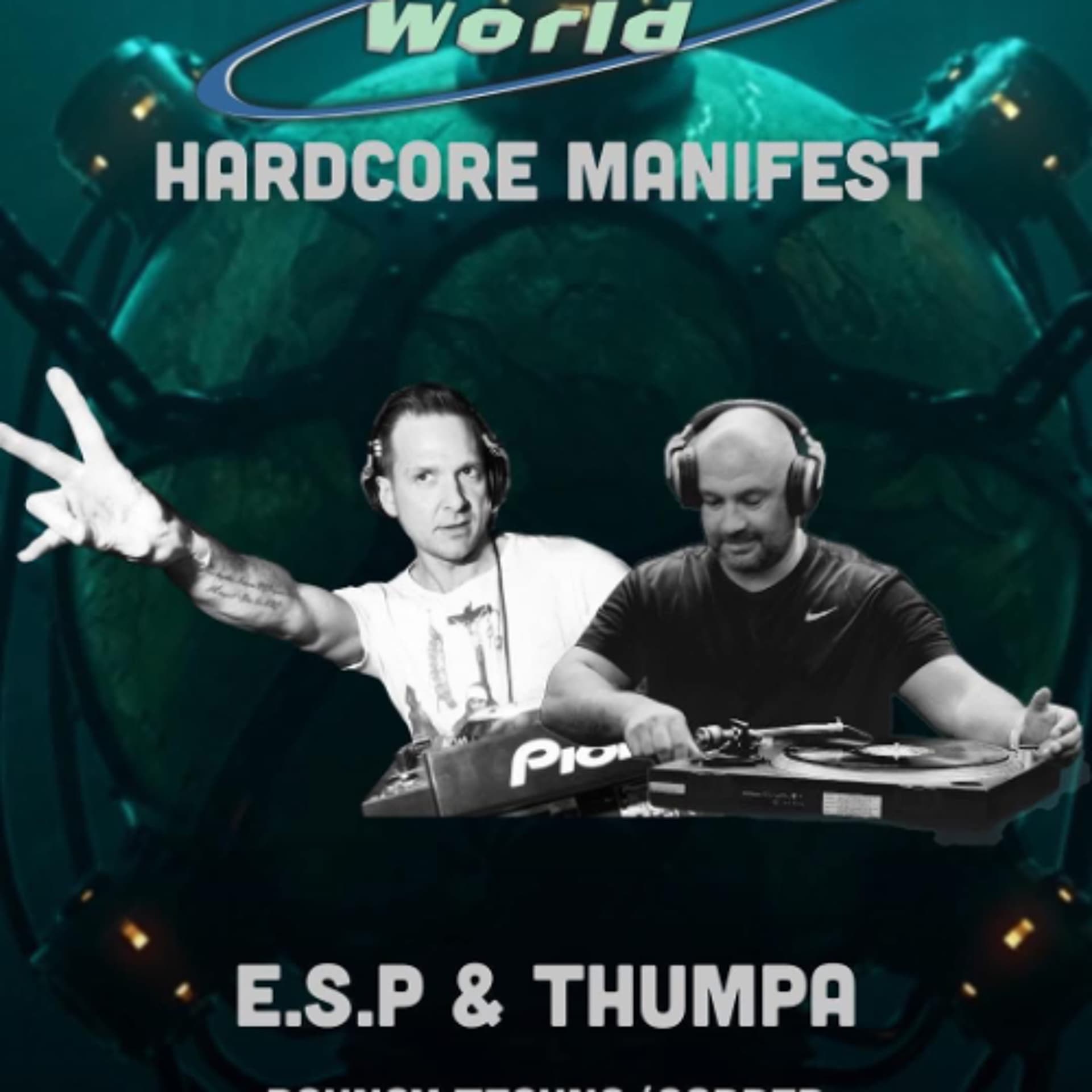 E.S.P / TOMORROWS WORLD HARDCORE MANIFEST PROMO MIX ON TOXIC SICKNESS / MARCH / 2026 — TOXIC SICKNESS RADIO SHOWS cover
