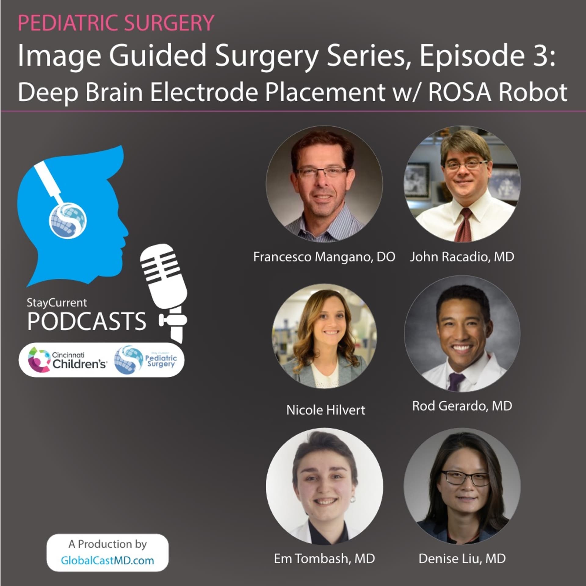 Image Guided Surgery Video Series, Episode 3 - Deep Brain Electrode Placement with ROSA - Stay Current in Pediatric Surgery cover