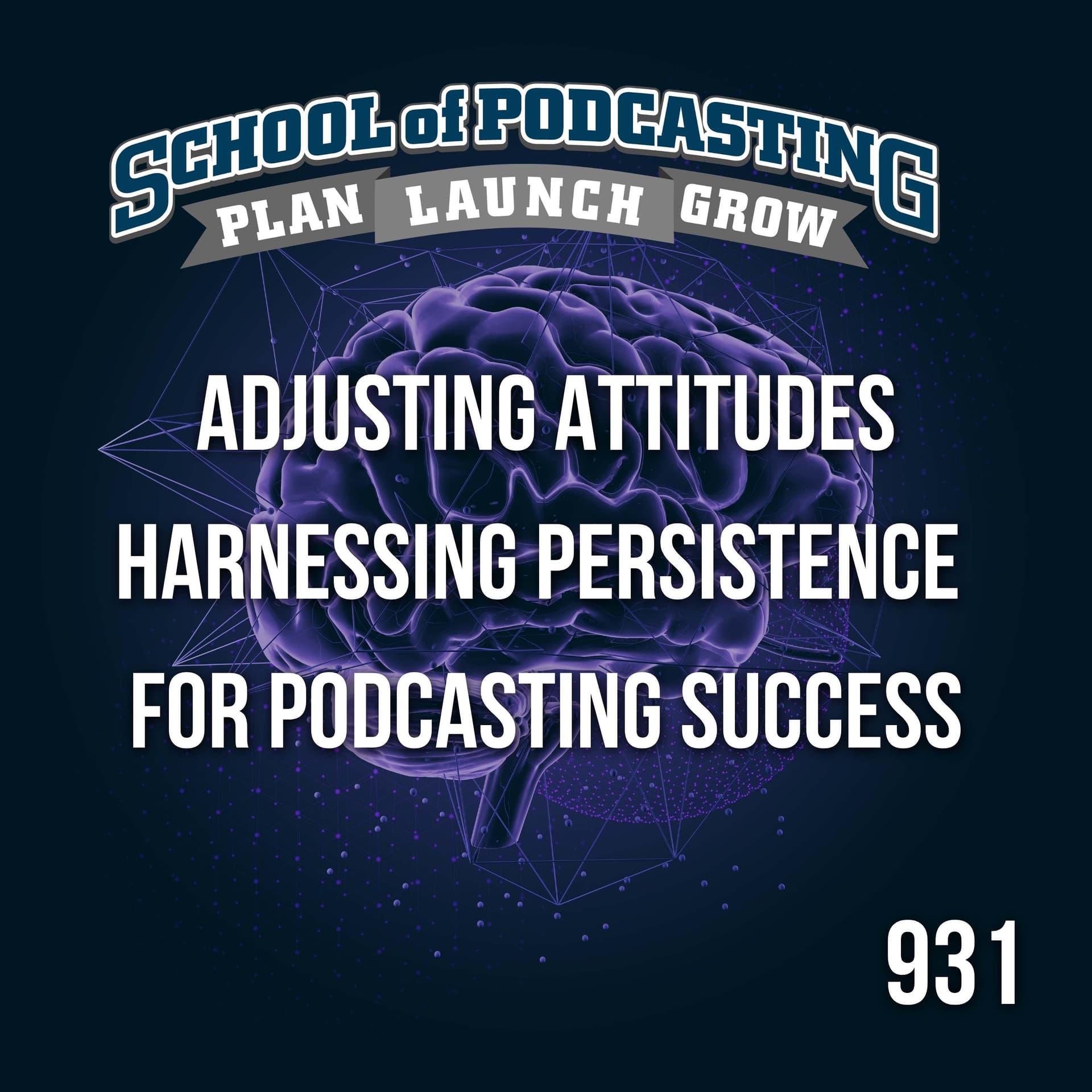 Adjusting Attitudes: Harnessing Persistence for Podcasting Success - podcastcoach cover