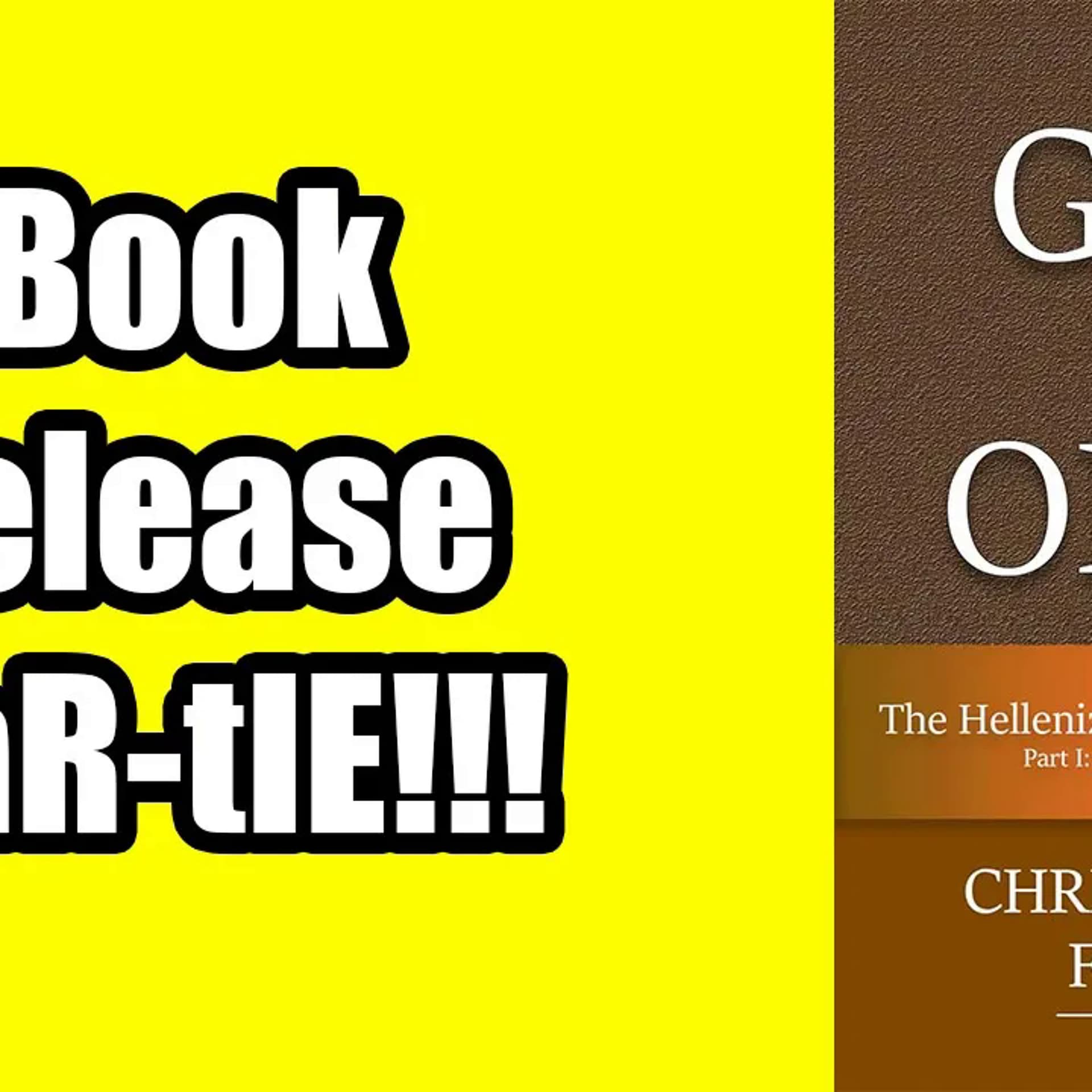 L096 God is Open - book release party. Hellenization of Christianity P1 - GodisOpen cover