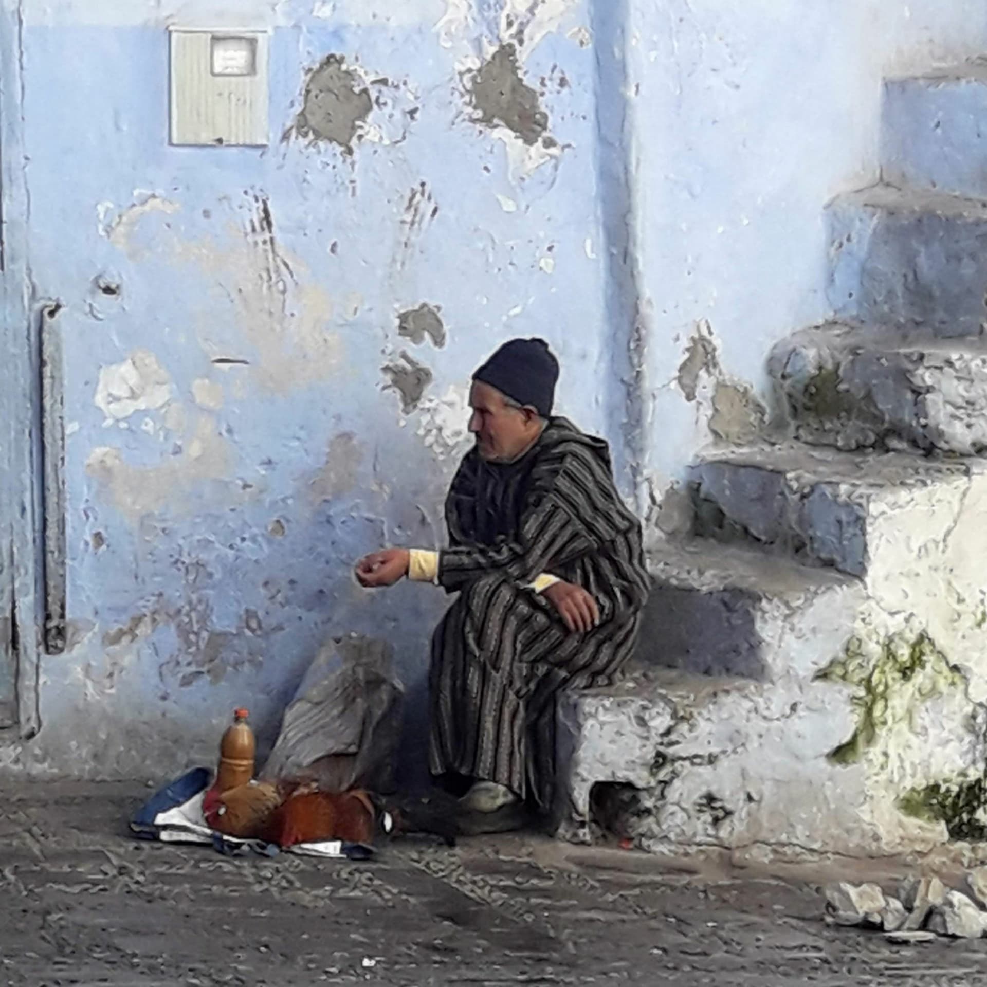 Mustafá en Chefchaouen ( field recordings Morocco ) - Clan Balache . Electronica cover