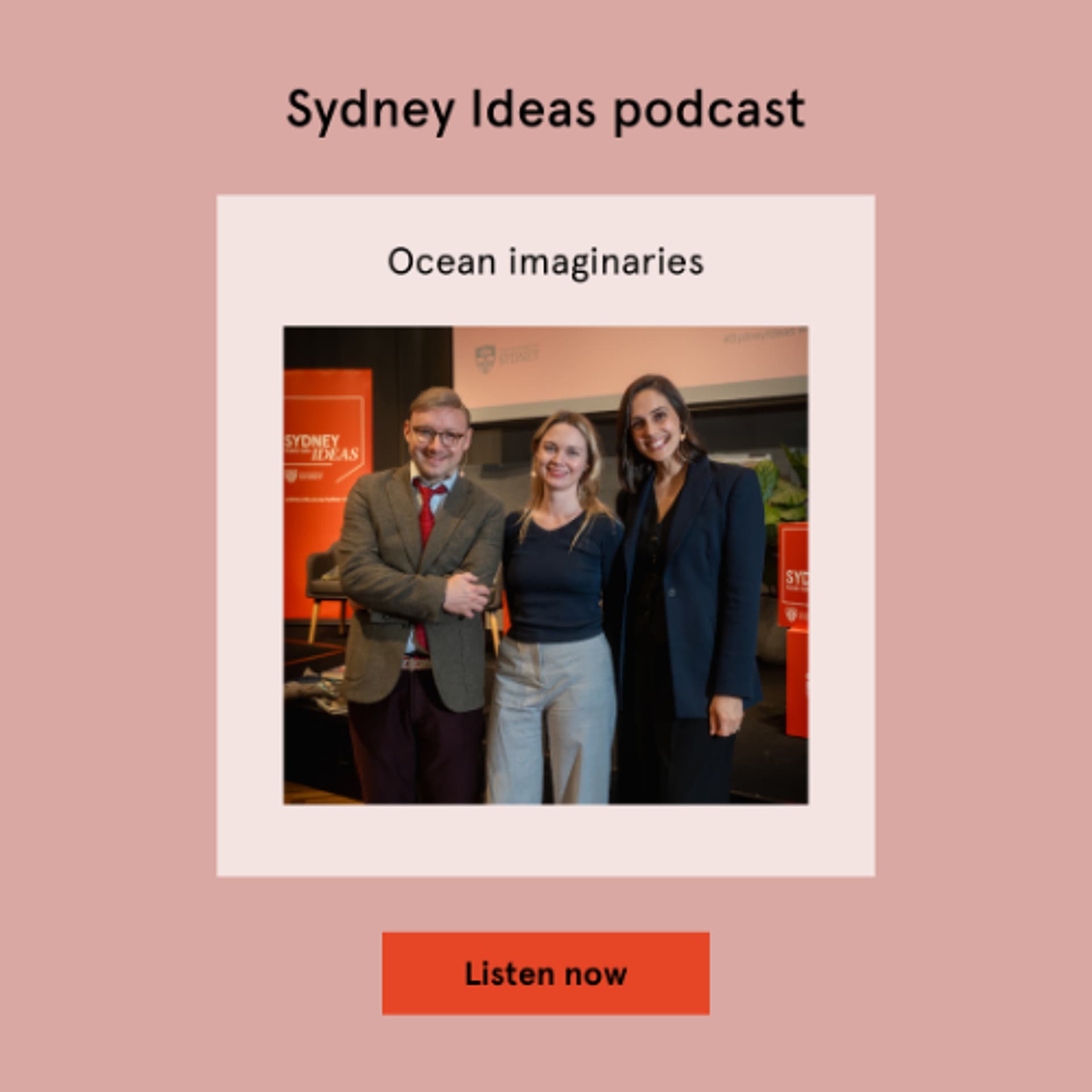 Ocean imaginaries - Sydney Ideas cover