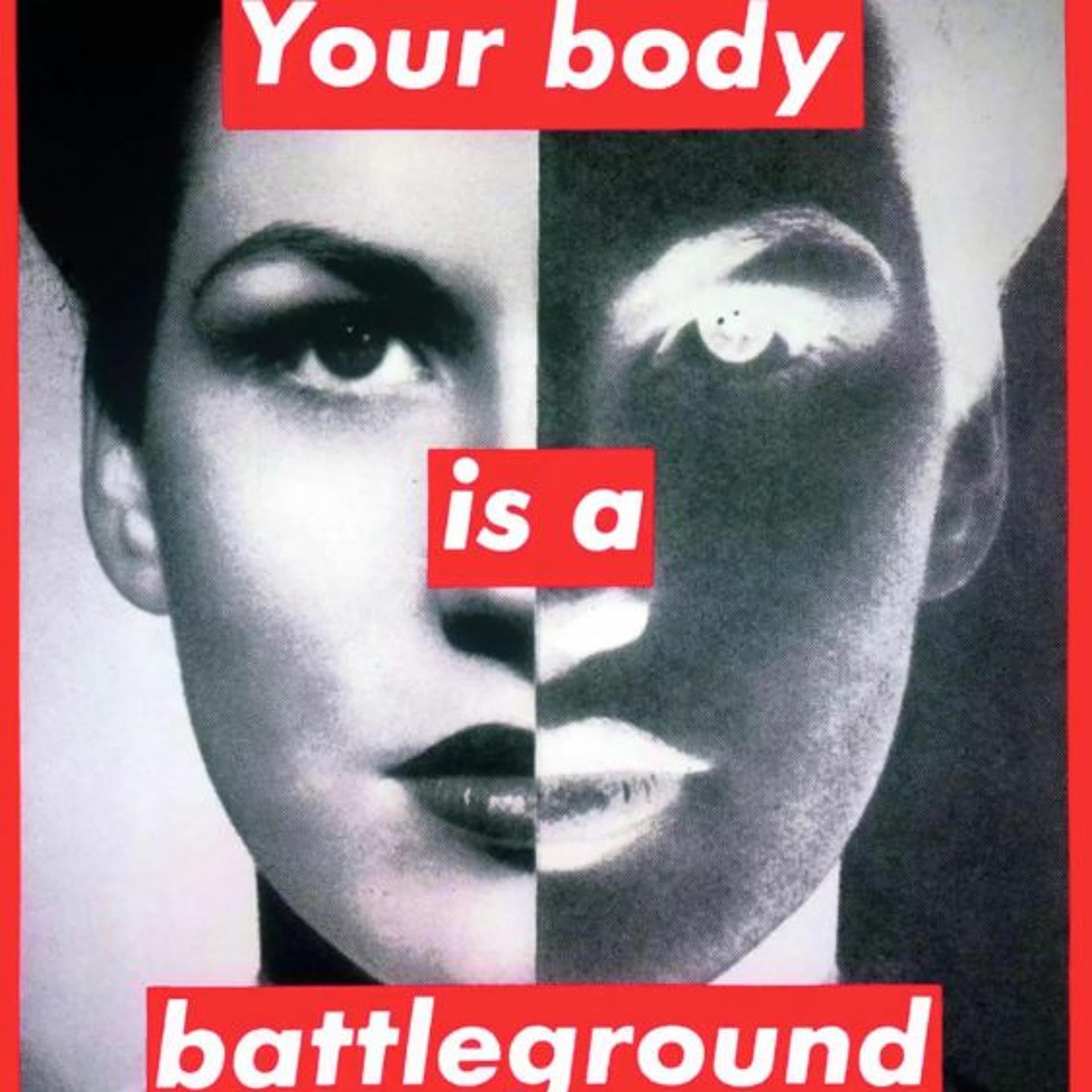 Ep. 64 - Barbara Kruger's "Untitled (Your Body is a Battleground)" (1989) — The Lonely Palette cover