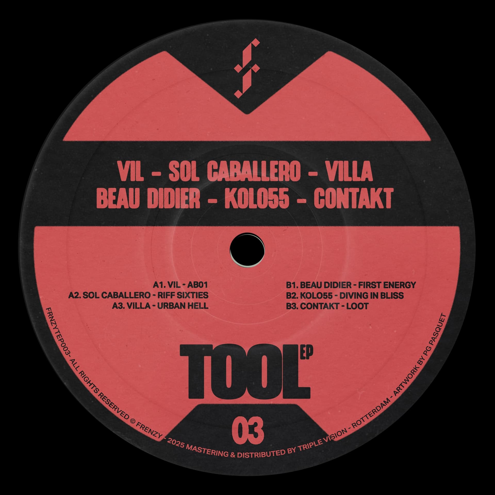 Premiere: Kolo55 — Diving In Bliss [FRNZYTEP003] - HATE Podcasts cover