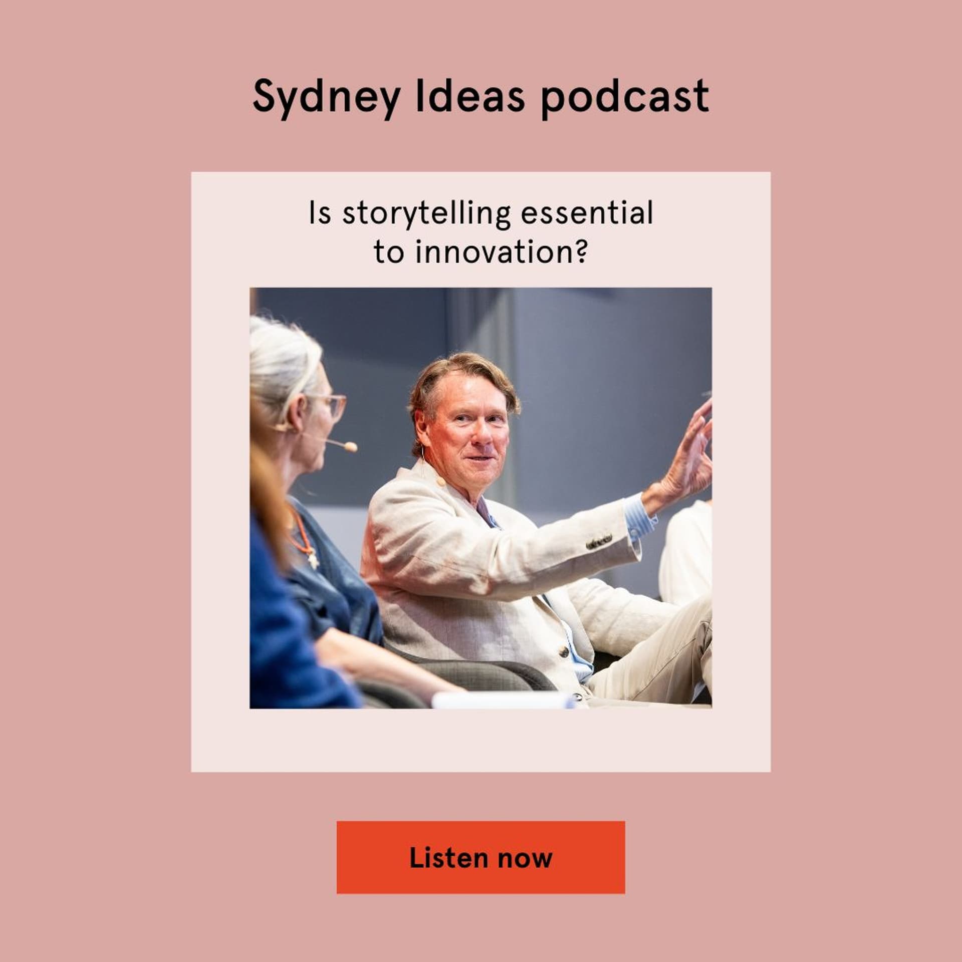Is storytelling essential to innovation? - Sydney Ideas cover