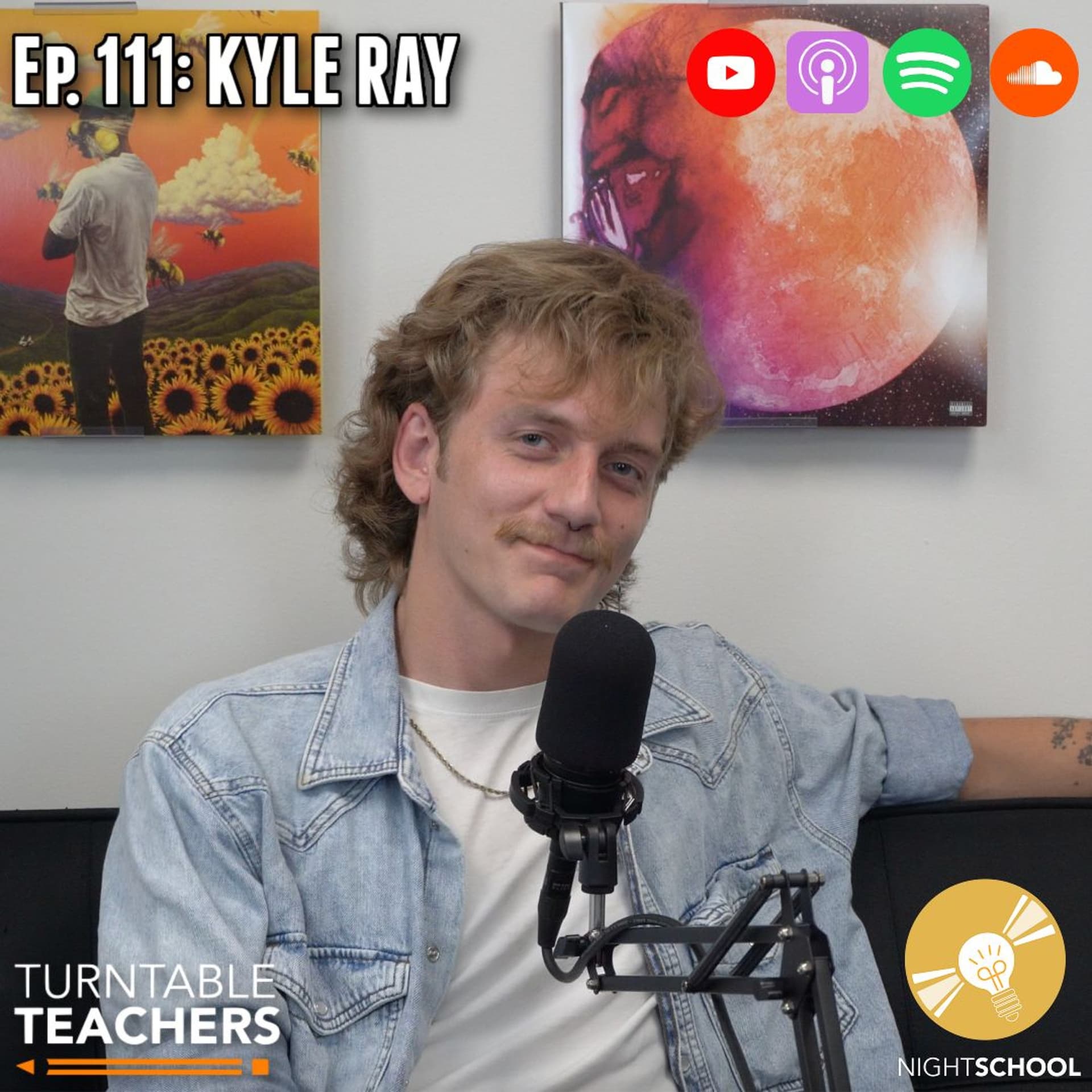 Night School Ep. 111 (Guest Speaker: Kyle Ray) - Turntable Teachers cover