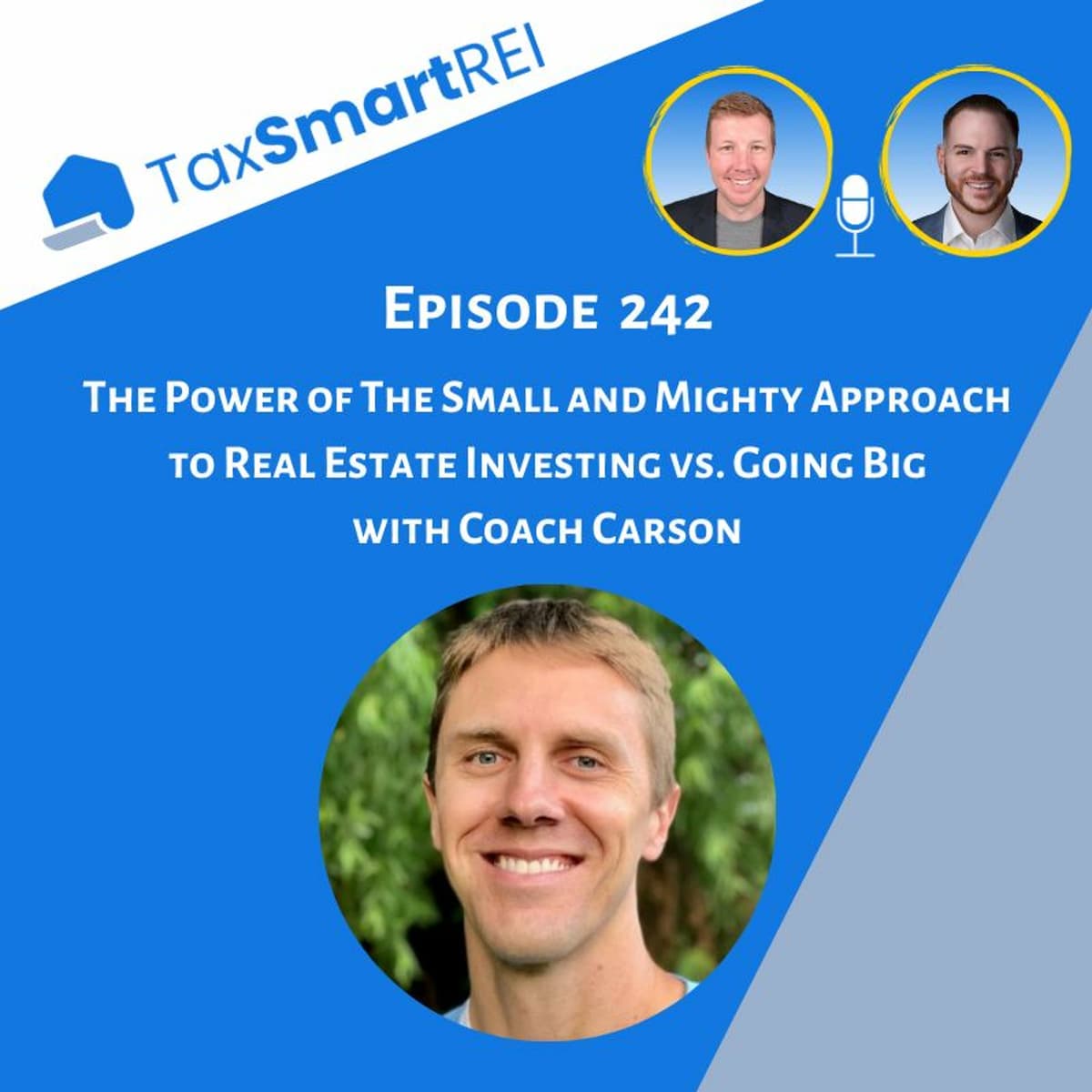 242. The Power of The Small and Mighty Approach to Real Estate Investing vs. Going Big - Tax Smart Real Estate Investors Podcast cover