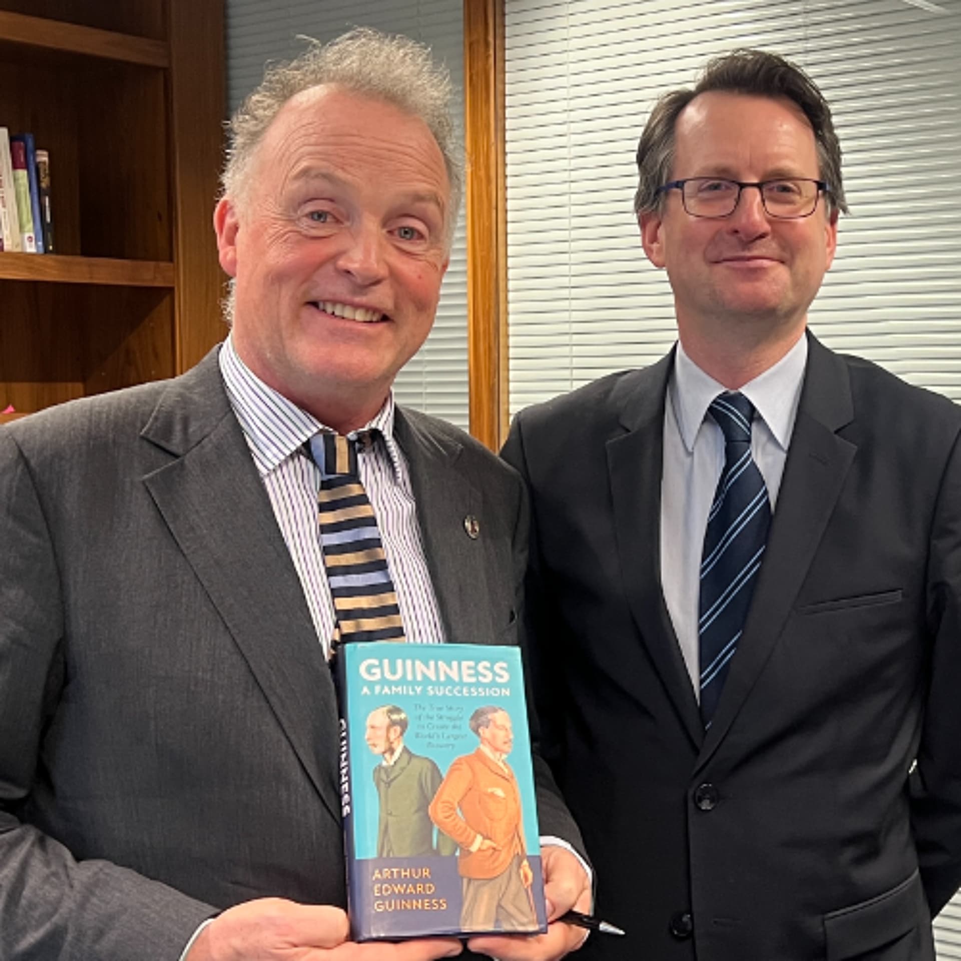 Guinness: A Family Succession – Patrick Geoghegan with Lord Iveagh - Trinity Long Room Hub Podcasts cover