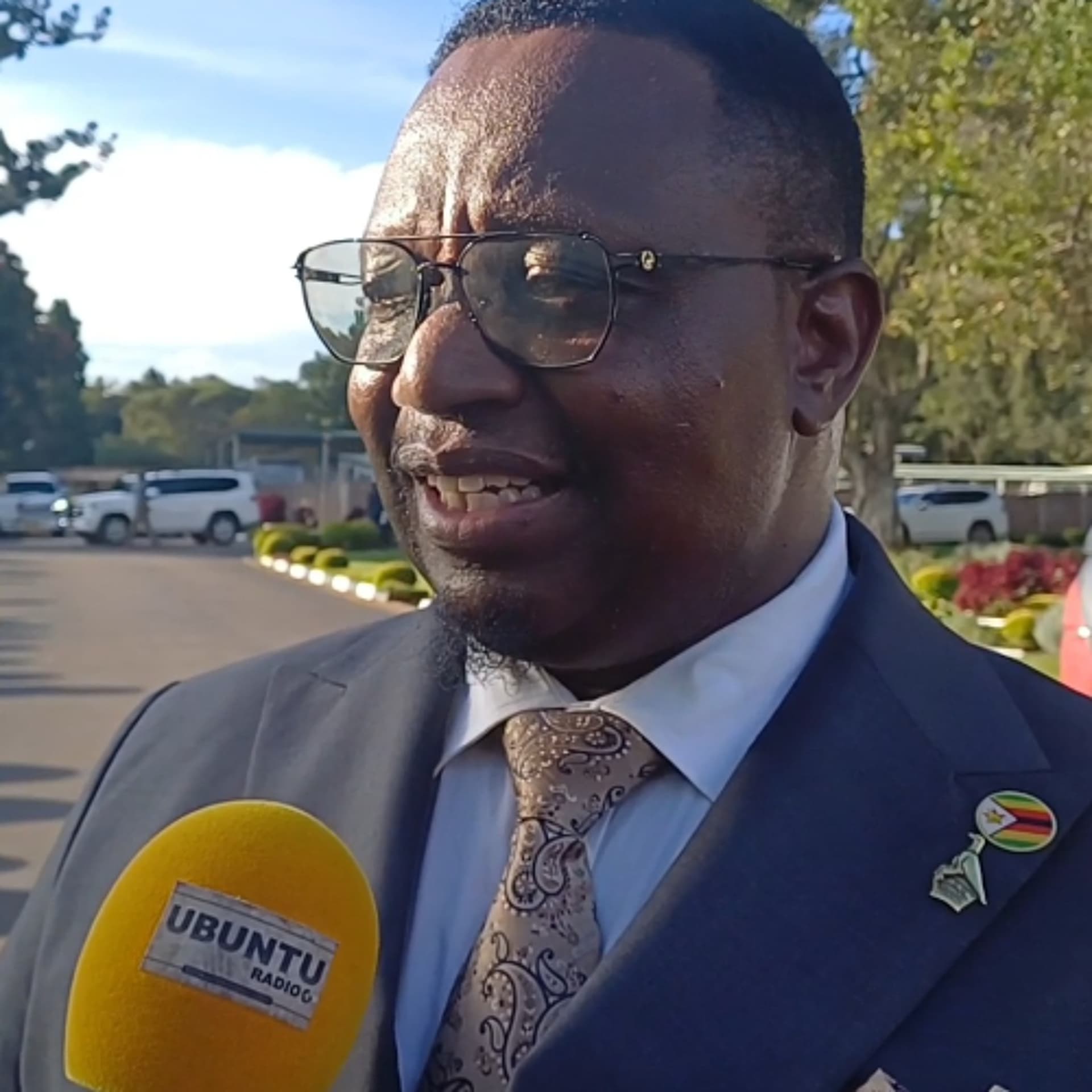 Minister Kazembe Kazembe (Zimbabwe) interview with Ubuntu Radio - UbuntuRadioZA cover