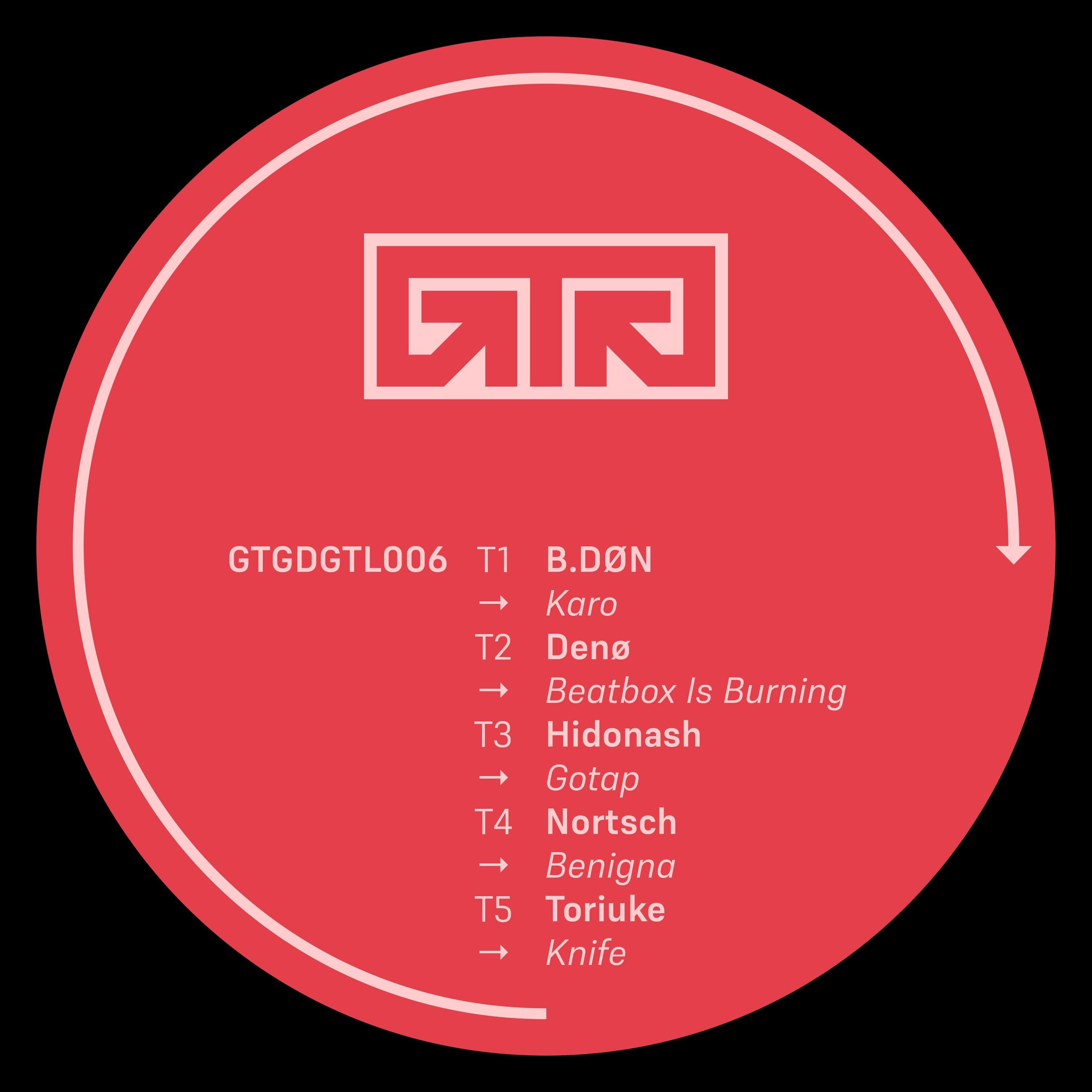 Premiere: Nortsch - Benigna [GTGDGTL006] - HATE Podcasts cover