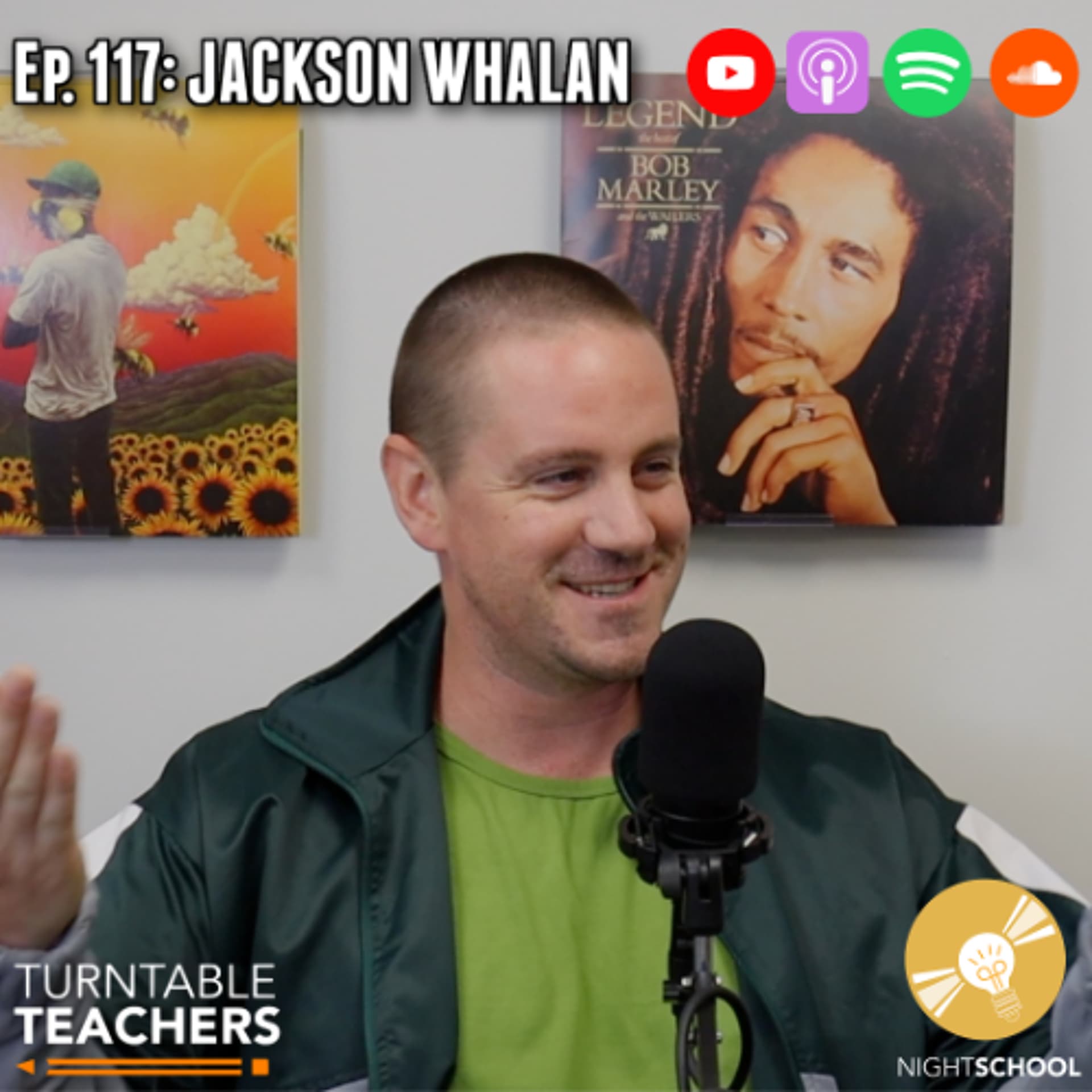 Night School Ep. 117 (Guest Speaker: Jackson Whalan) - Turntable Teachers cover