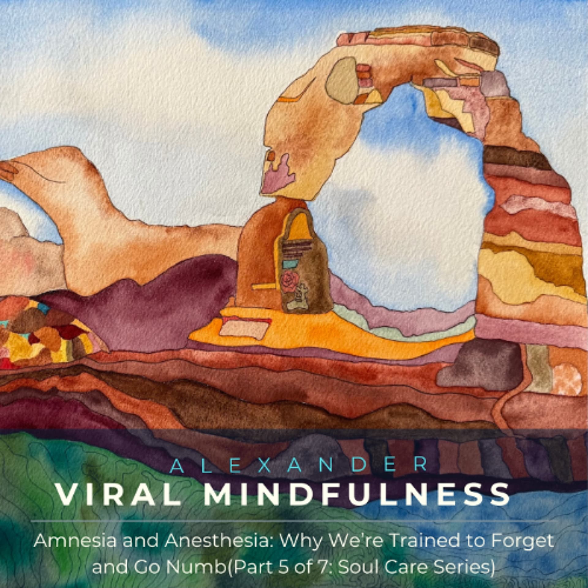 Amnesia + Anesthesia: Why We're Trained to Forget and Go Numb - Viral Mindfulness the Podcast cover