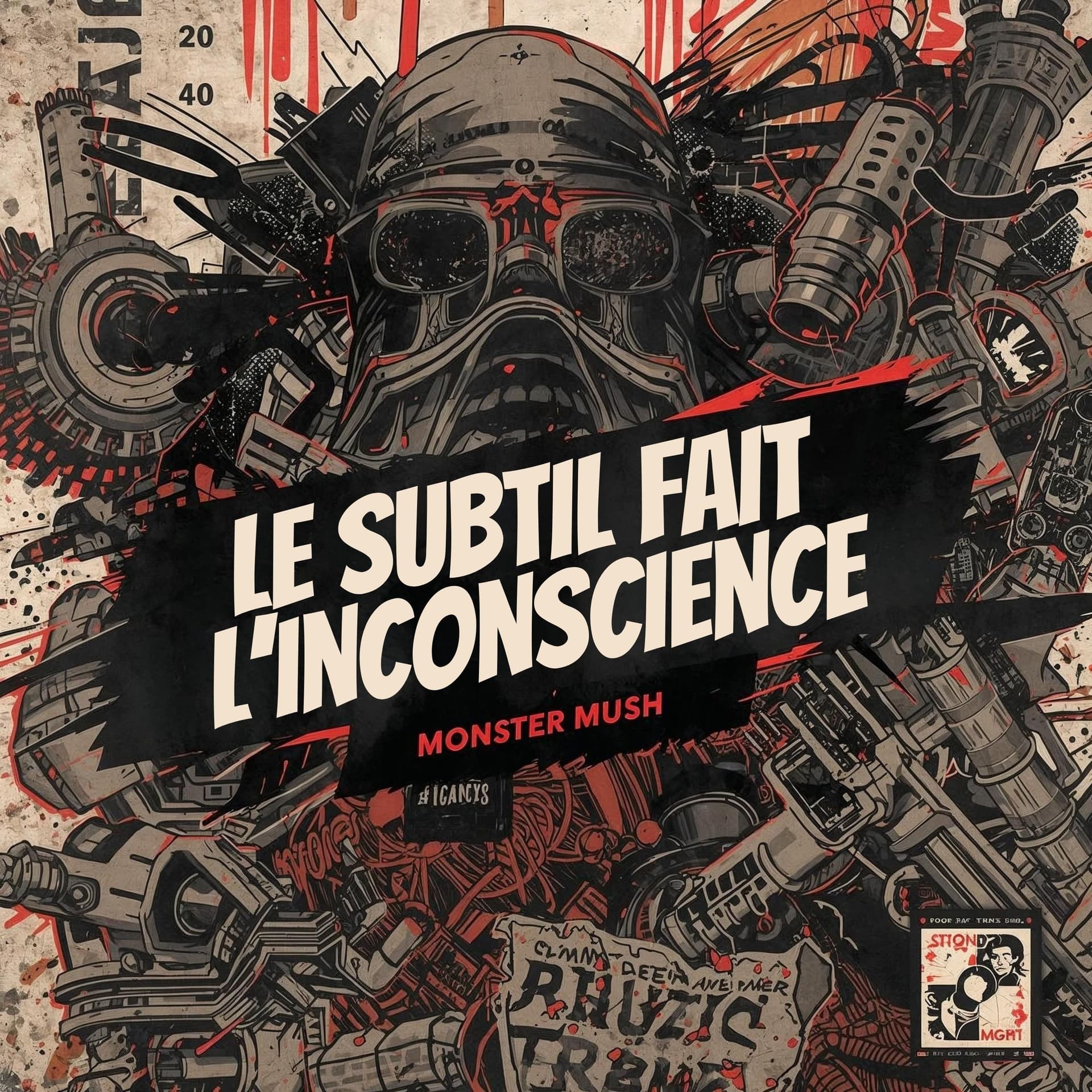 Monster Mush - Le subtil fait l’inconscience (Radio Edit) PREMIER - Monster Mush (Hardtechno / Schranz) cover